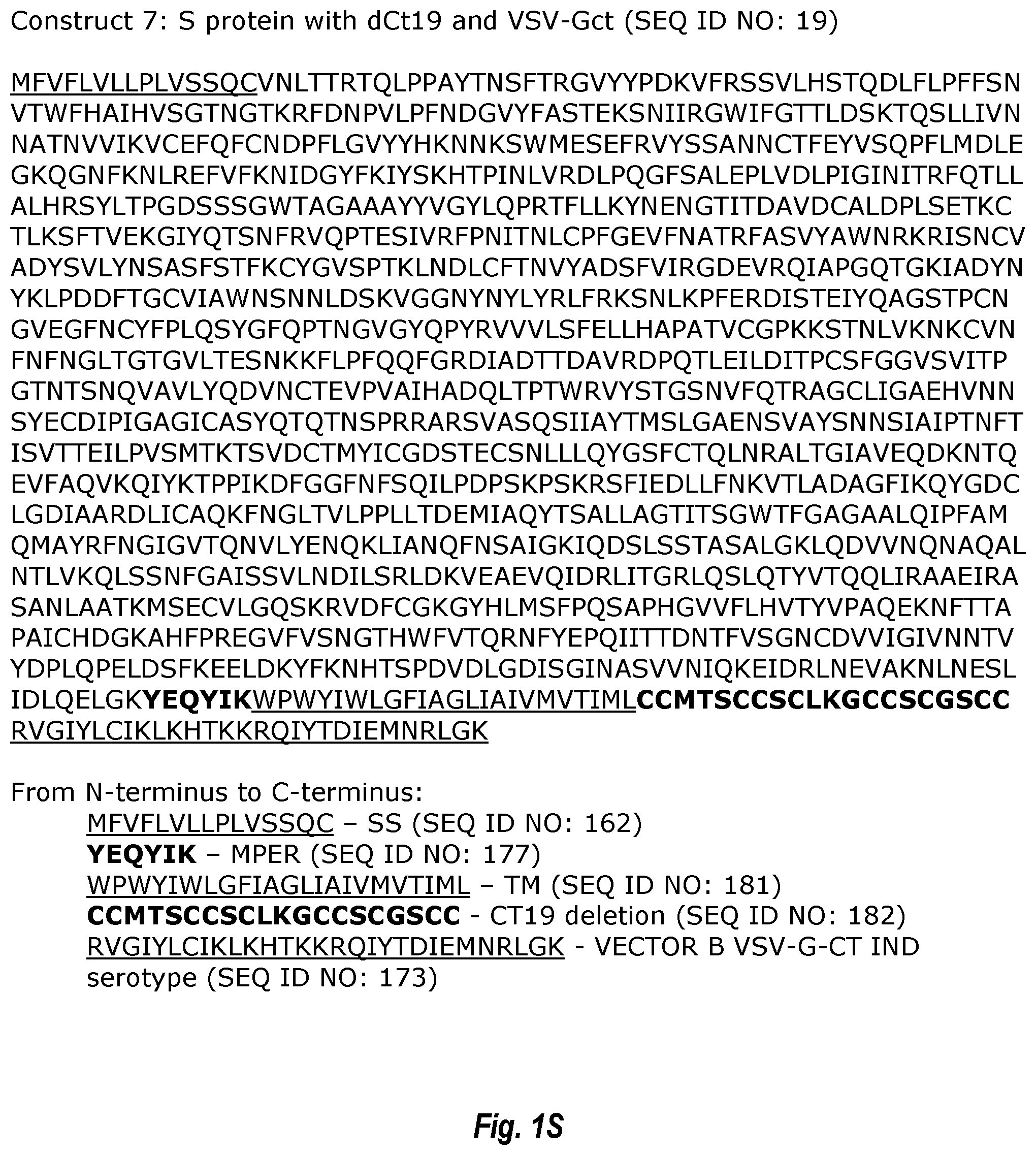 Patent US12311021 Figure 19 – Replication-competent attenuated chimeric VSV vectors encoding immunogenic SARS-CoV-2 spike proteins