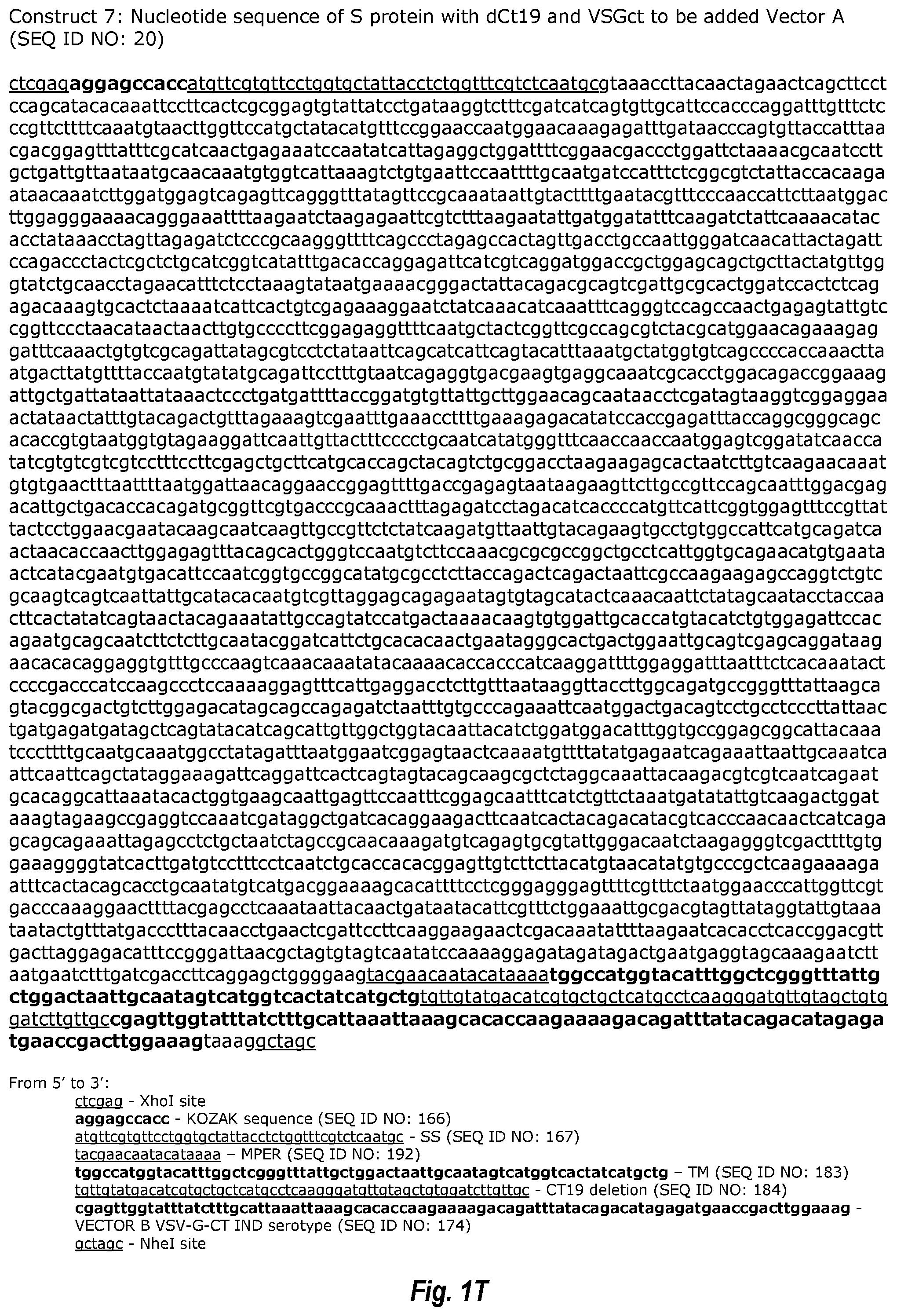 Patent US12311021 Figure 20 – Replication-competent attenuated chimeric VSV vectors encoding immunogenic SARS-CoV-2 spike proteins
