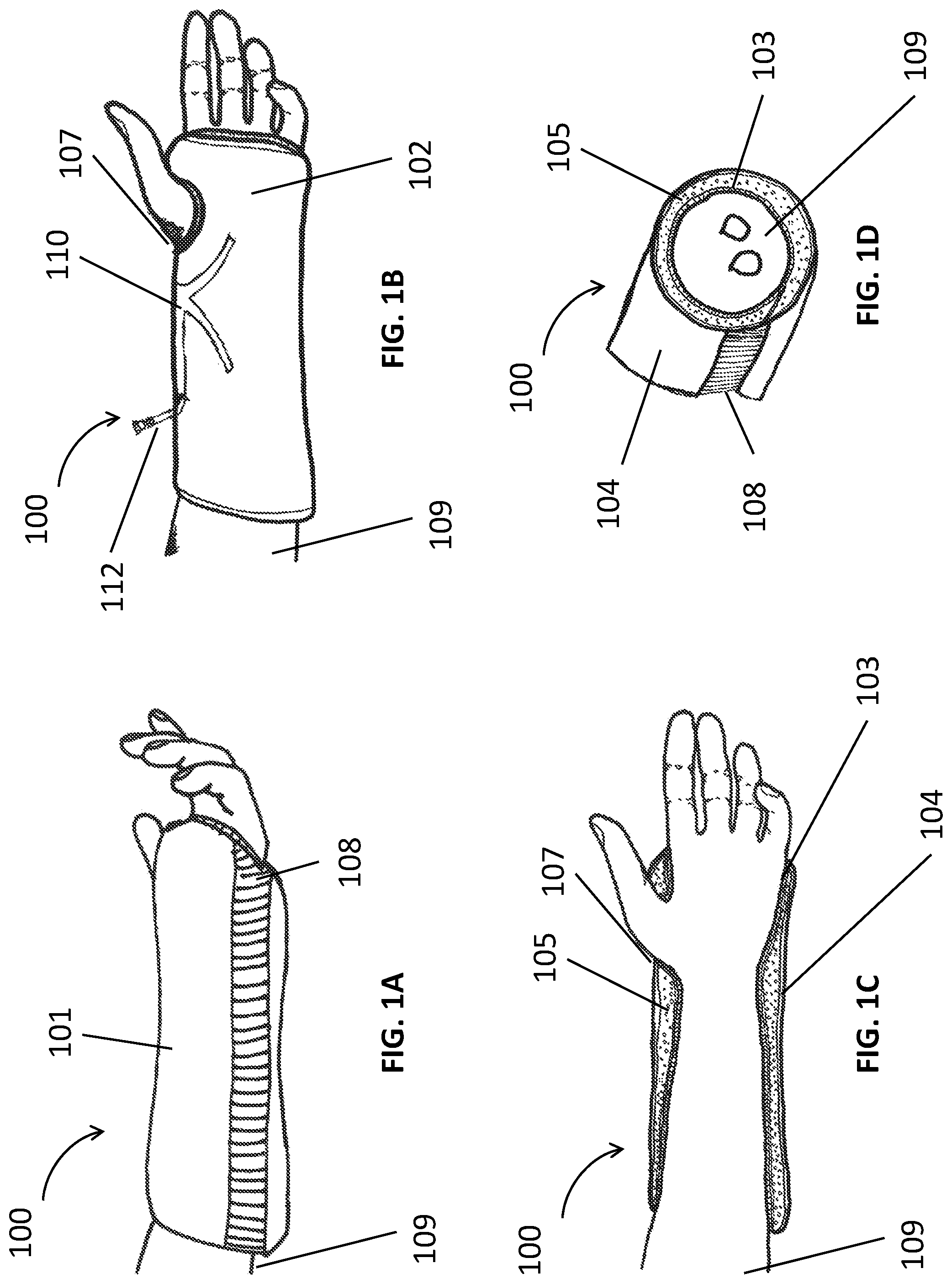 Patent US12311062 — Expanding foam-fabric orthopedic limb stabilization device — Figure 1