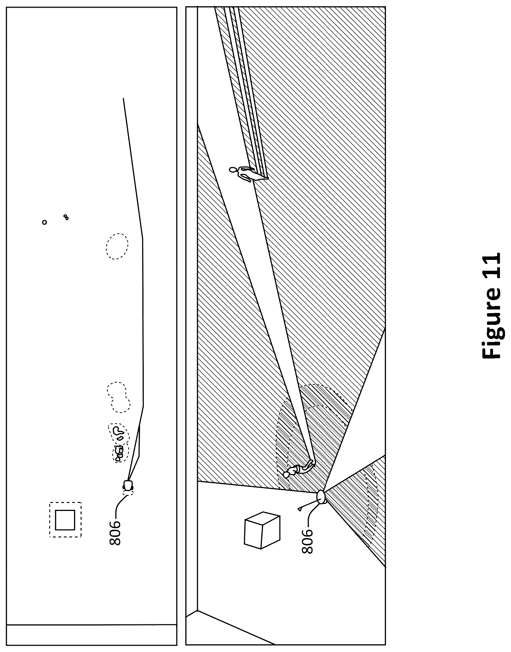 Patent US12311070 Figure 11 – Robotic social interaction