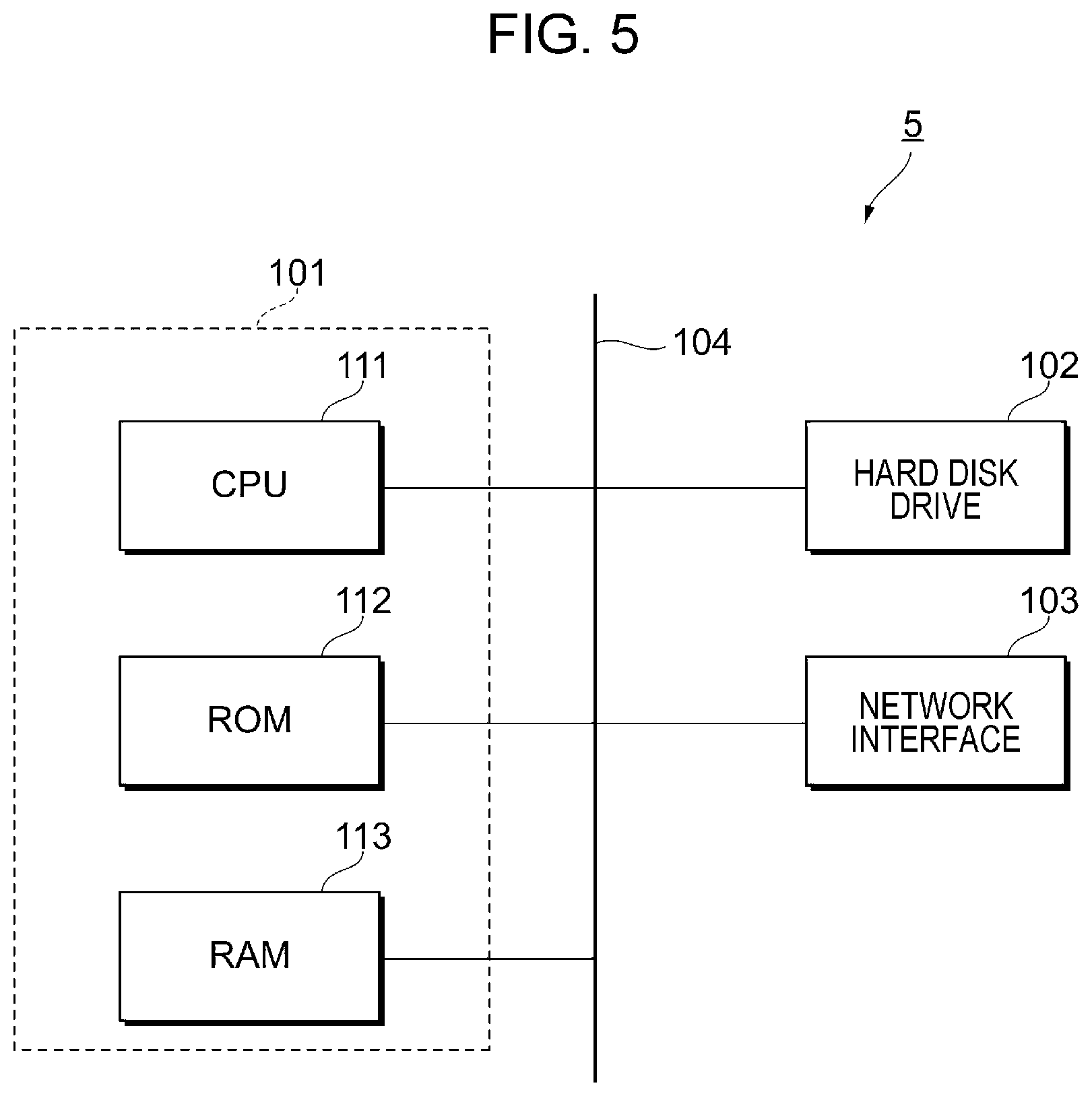 Patent US12311082 Figure 5 – Information processing system, non-transitory computer readable medium, and booth