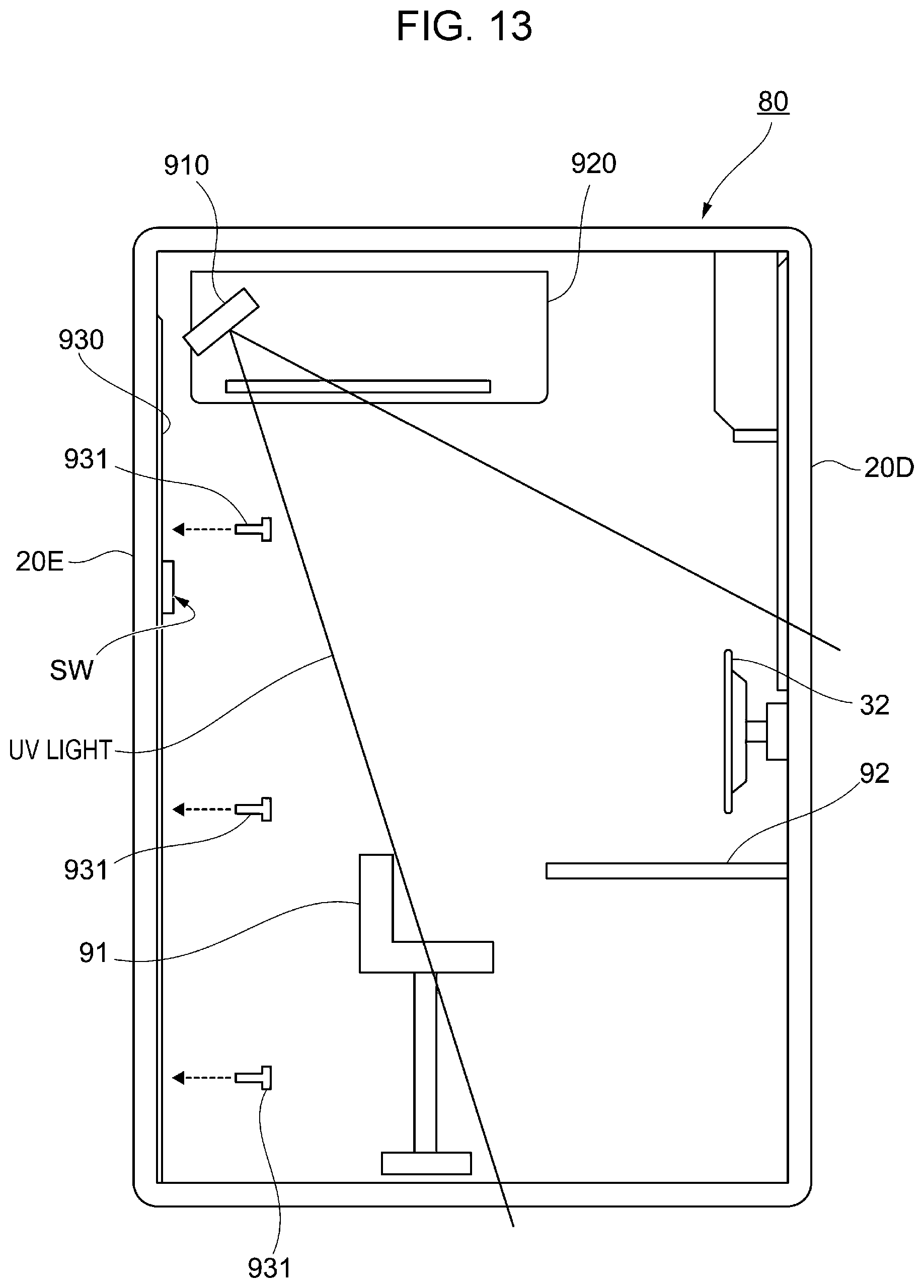 Patent US12311082 Figure 13 – Information processing system, non-transitory computer readable medium, and booth