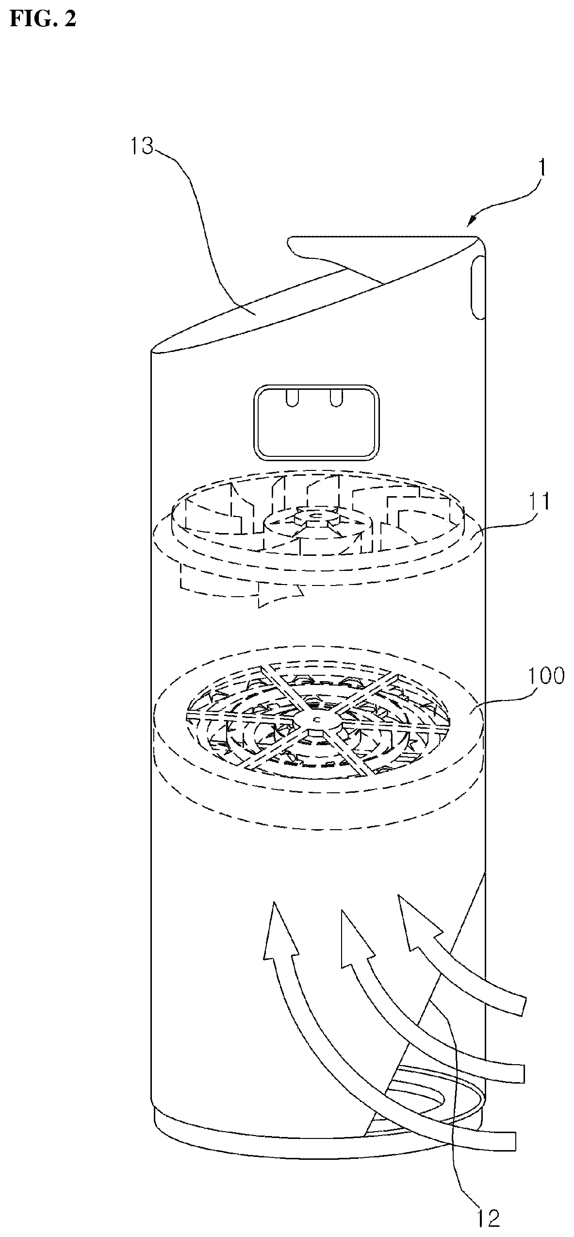 Patent US12311084 Figure 2 – Plasma sterilization module and air purifier having same