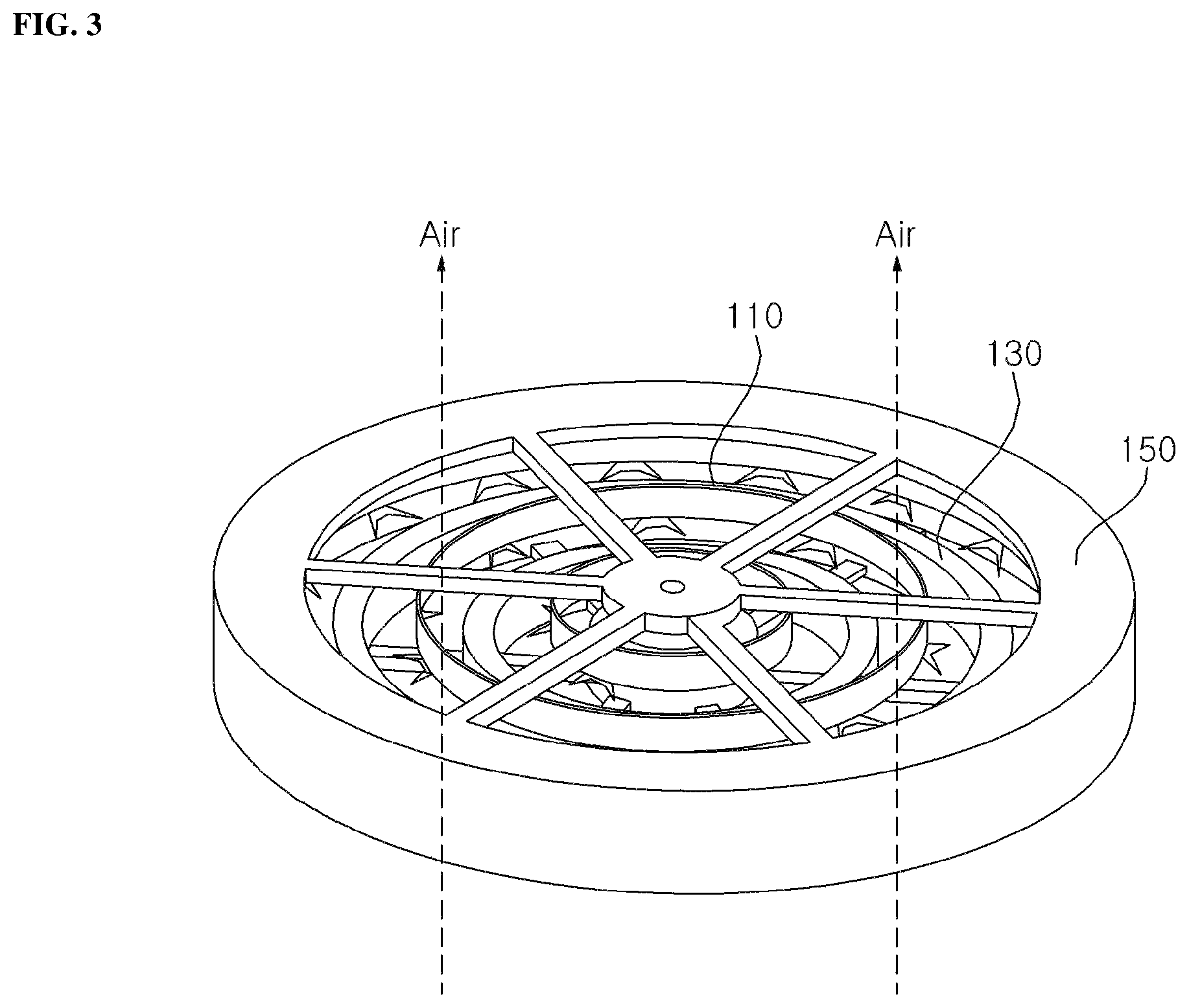 Patent US12311084 Figure 3 – Plasma sterilization module and air purifier having same