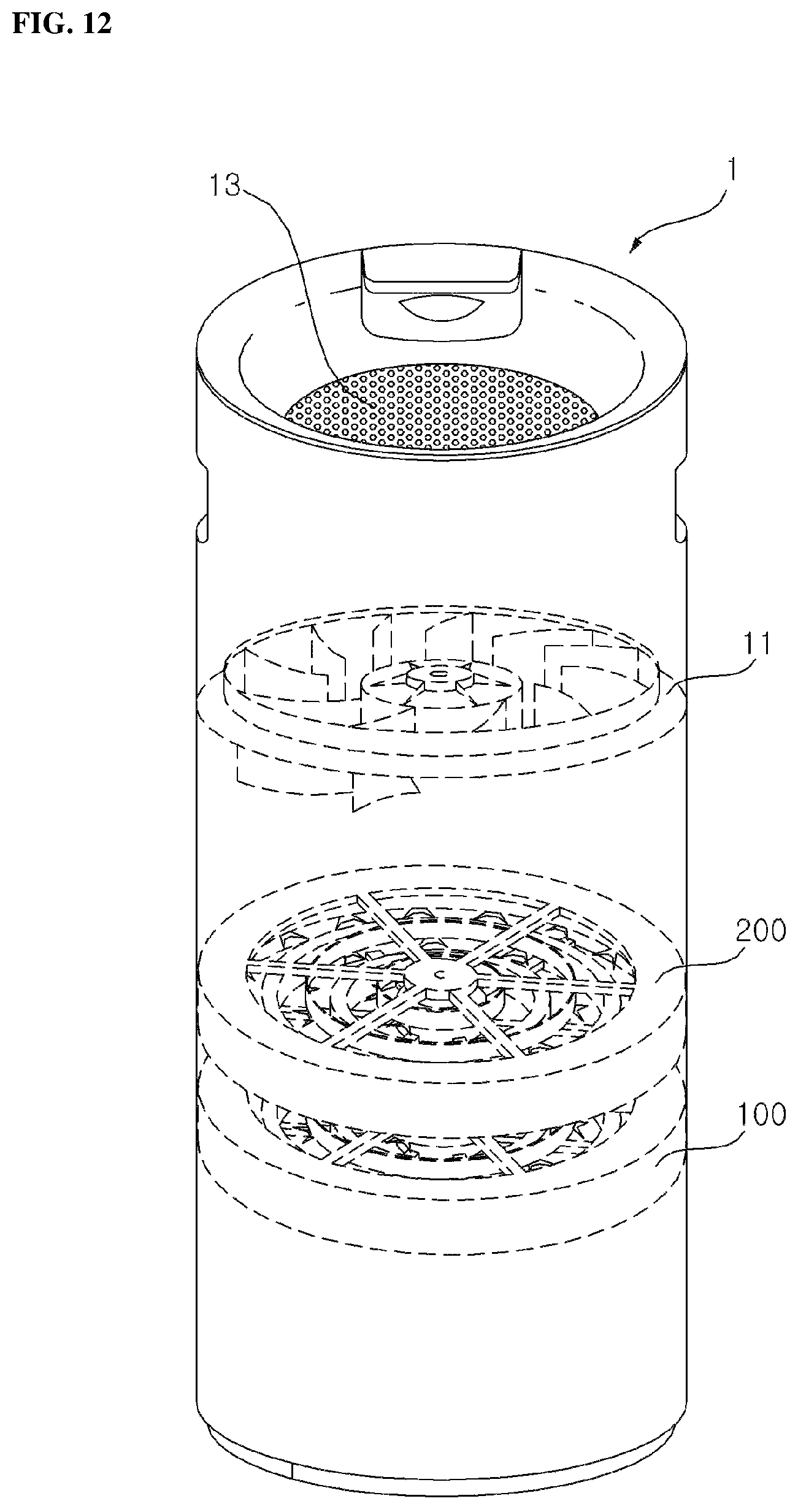 Patent US12311084 Figure 12 – Plasma sterilization module and air purifier having same