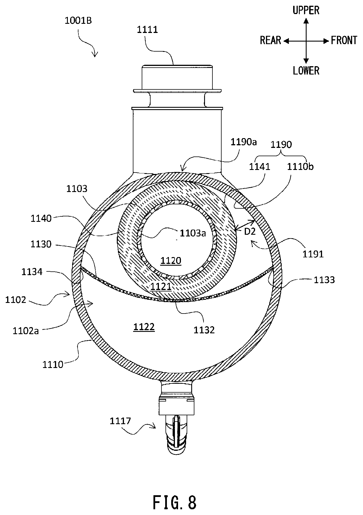 Patent US12311088 Figure 8 – Artificial lung device