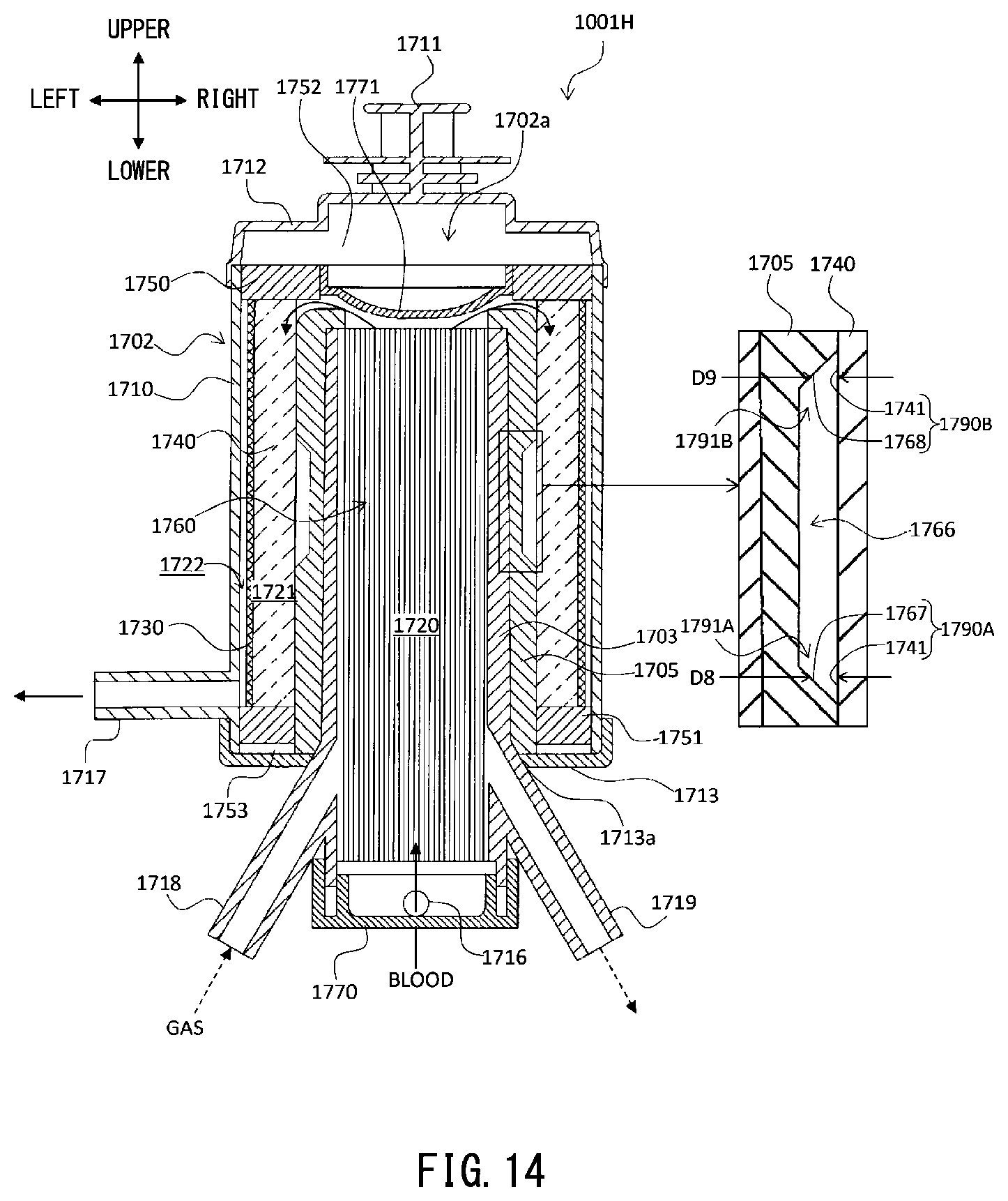 Patent US12311088 Figure 14 – Artificial lung device