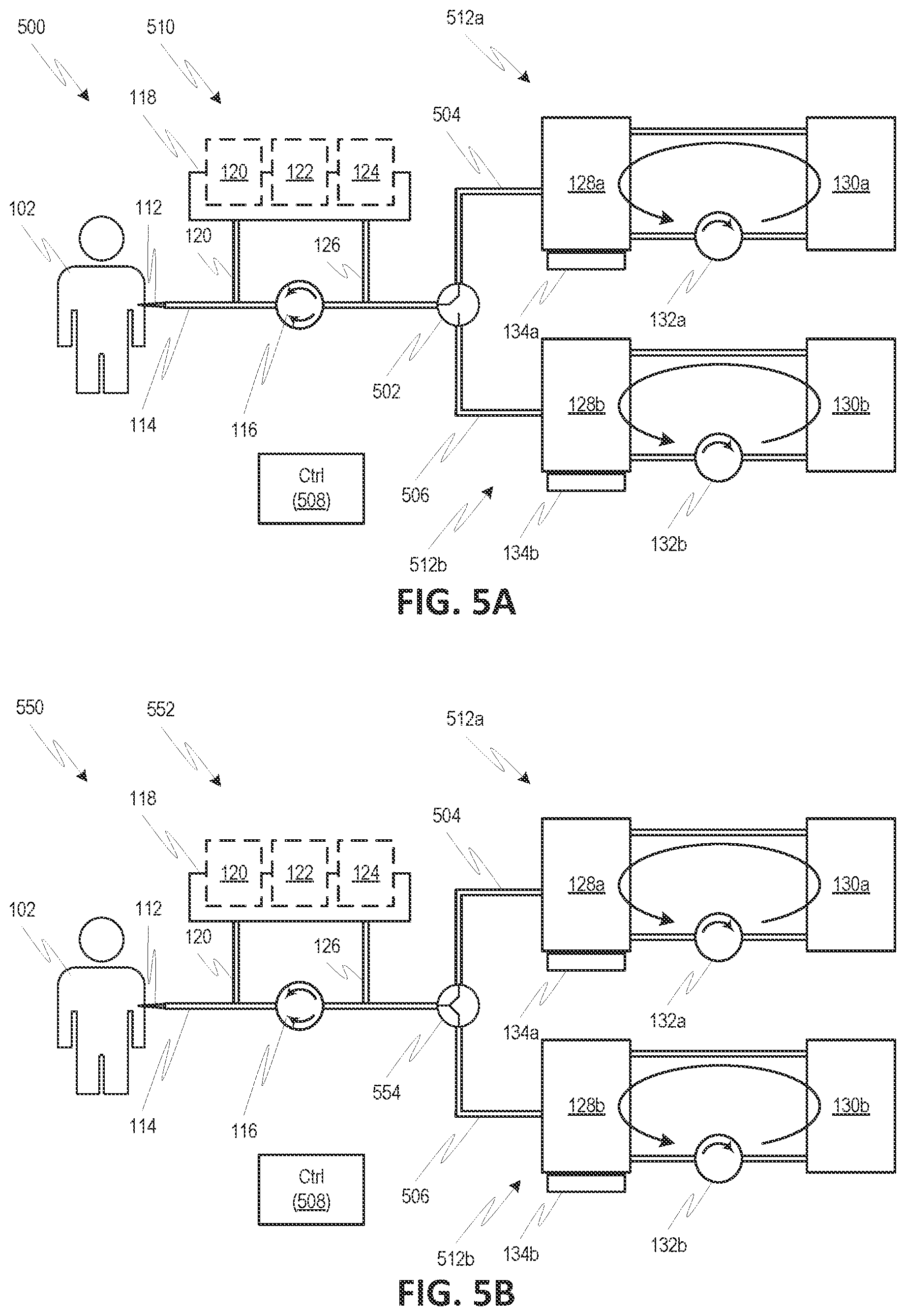 Patent US12311090 Figure 5 – Extracorporeal blood treatment systems and methods employing batch processing