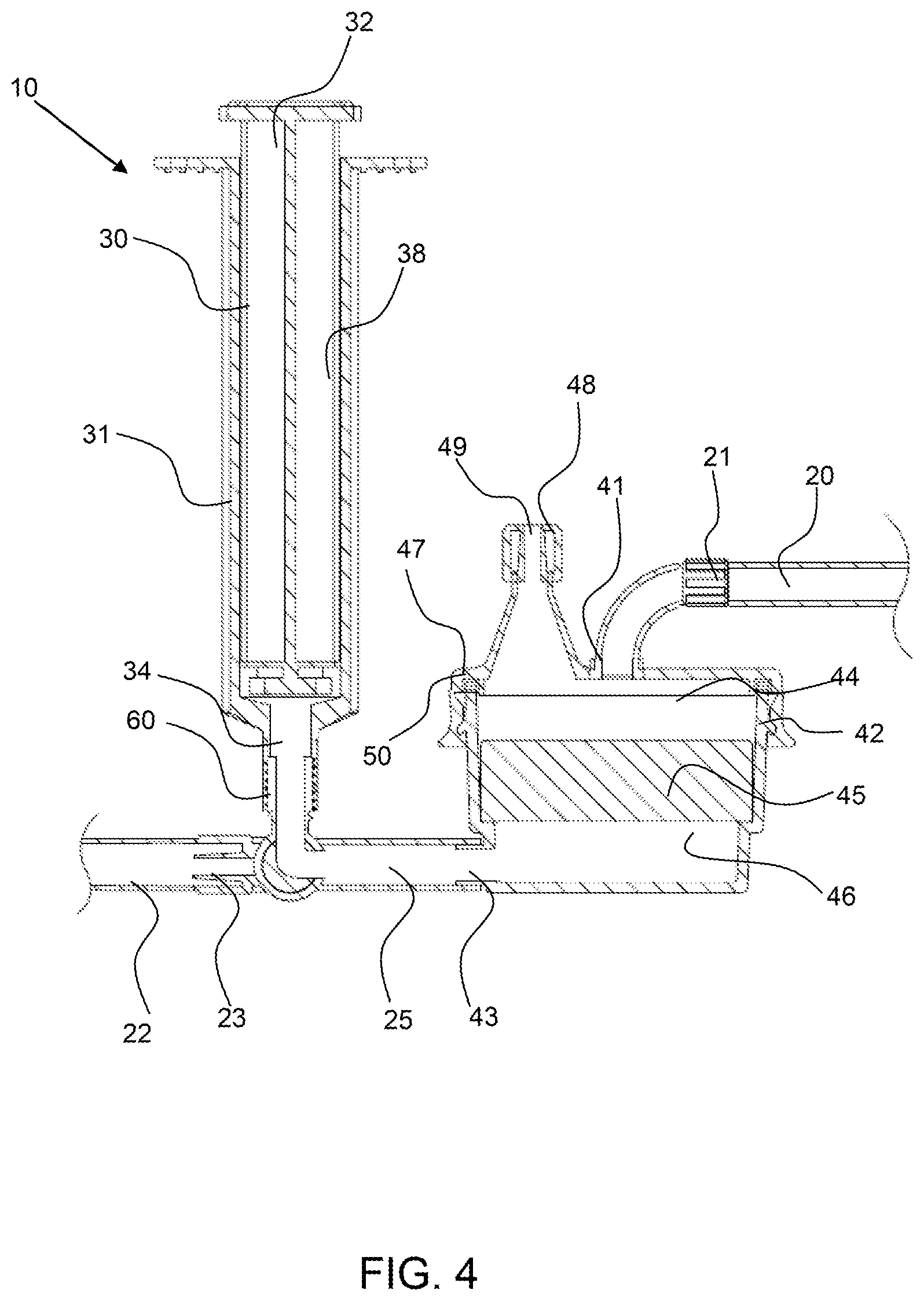 Patent US12311093 Figure 4 – Manual clot aspiration and filtration system and method of removing a clot