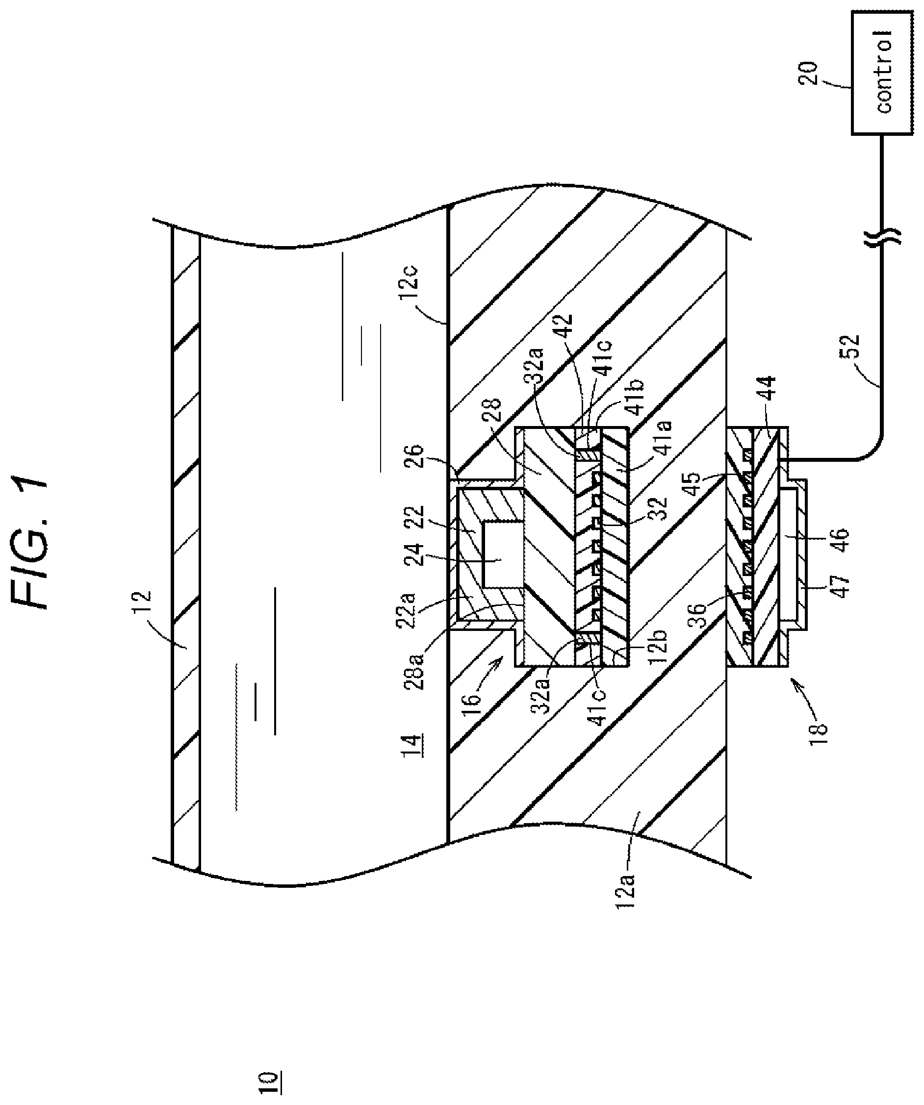 Patent US12311094 — Sensor system and medical device — Figure 1