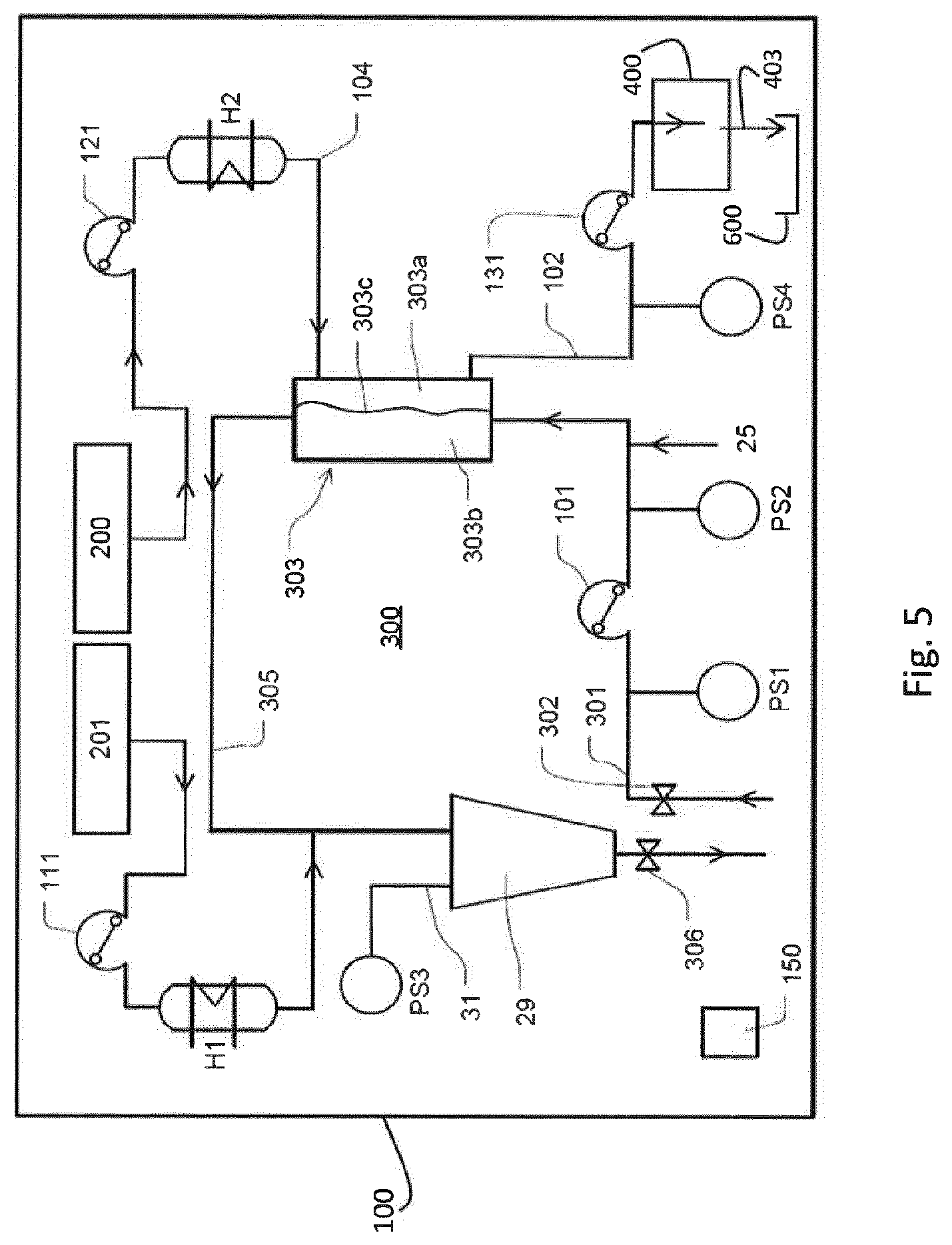 Patent US12311096 Figure 5 – Set comprising effluent bag and adapter