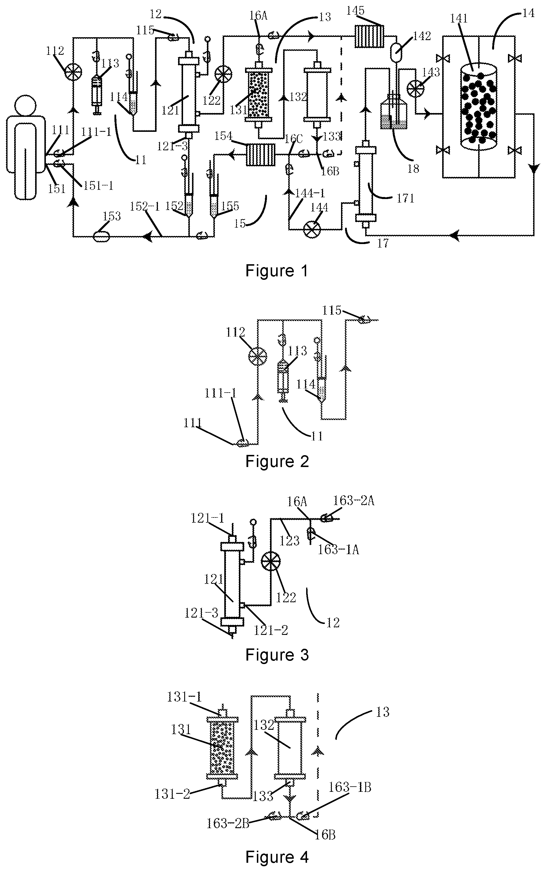 Patent US12311097 — Combined bio-artificial liver support system — Figure 1