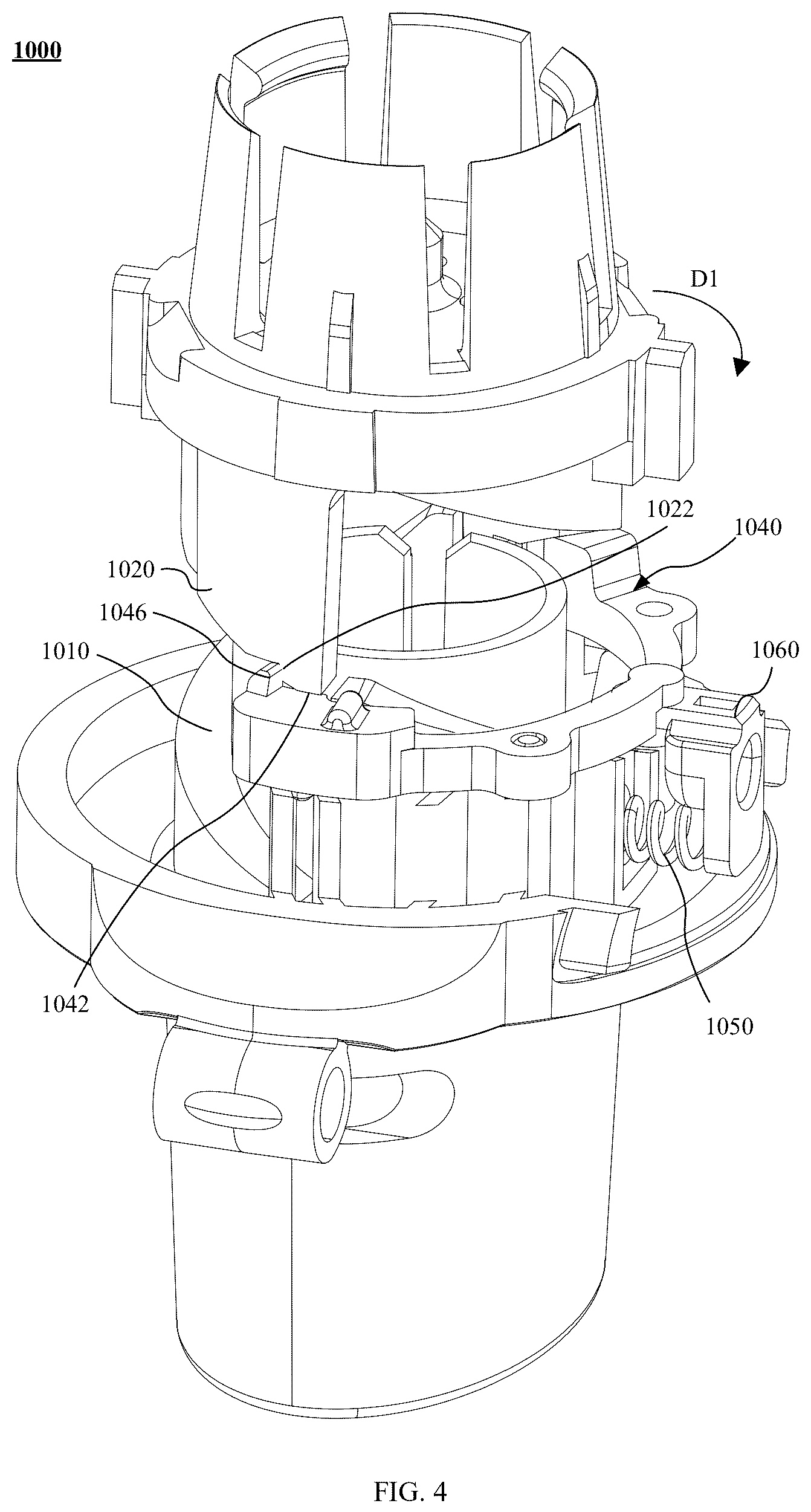 Patent US12311100 Figure 4 – Trigger assembly for inhaler, and inhaler