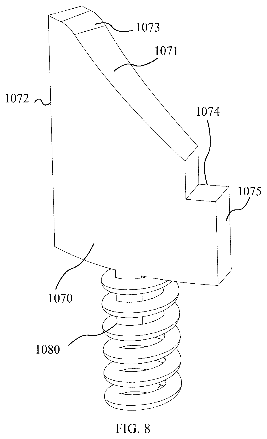 Patent US12311100 Figure 8 – Trigger assembly for inhaler, and inhaler