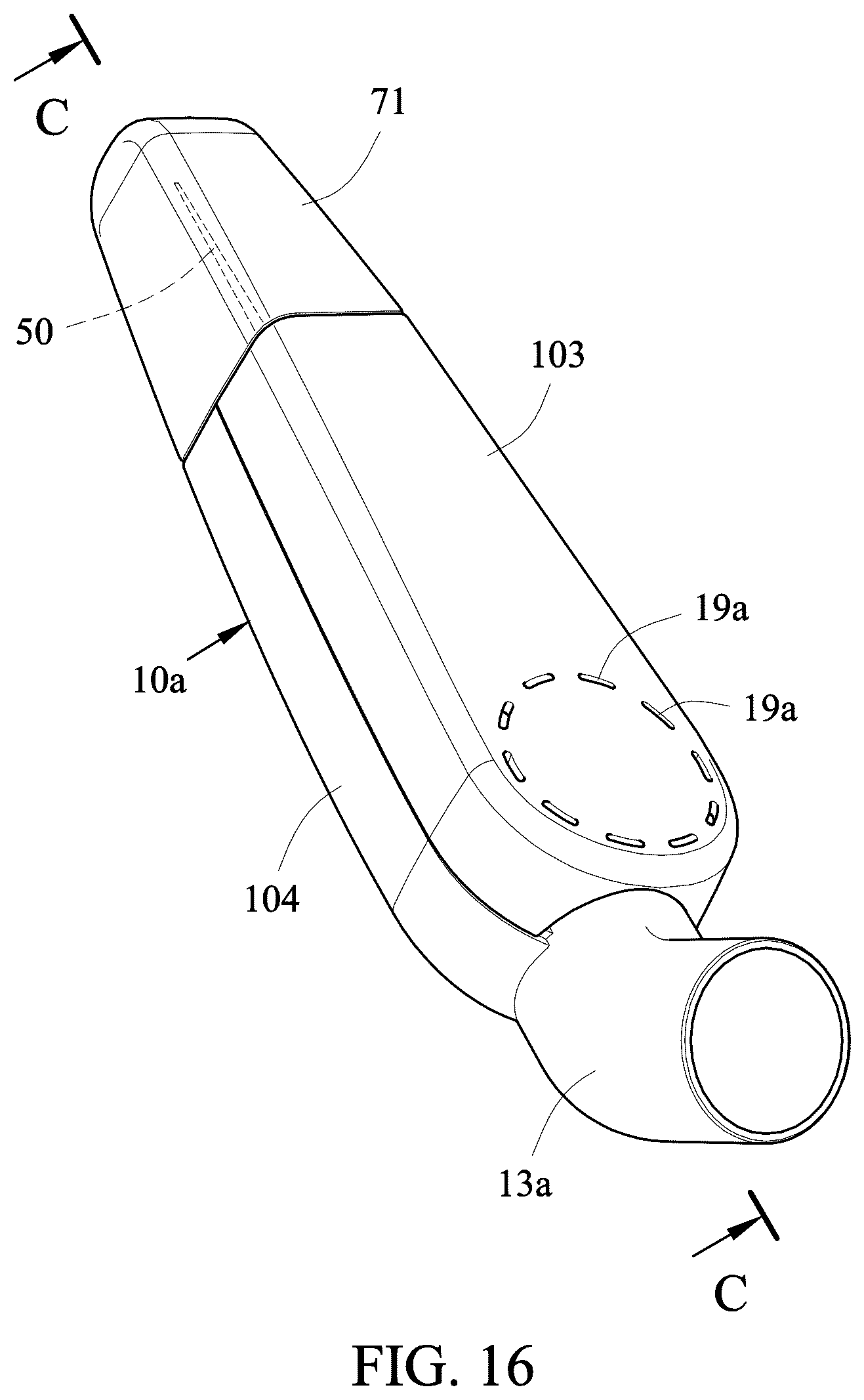 Patent US12311103 Figure 14 – Portable oscillator of positive expiratory pressure having capability for oscillating indication