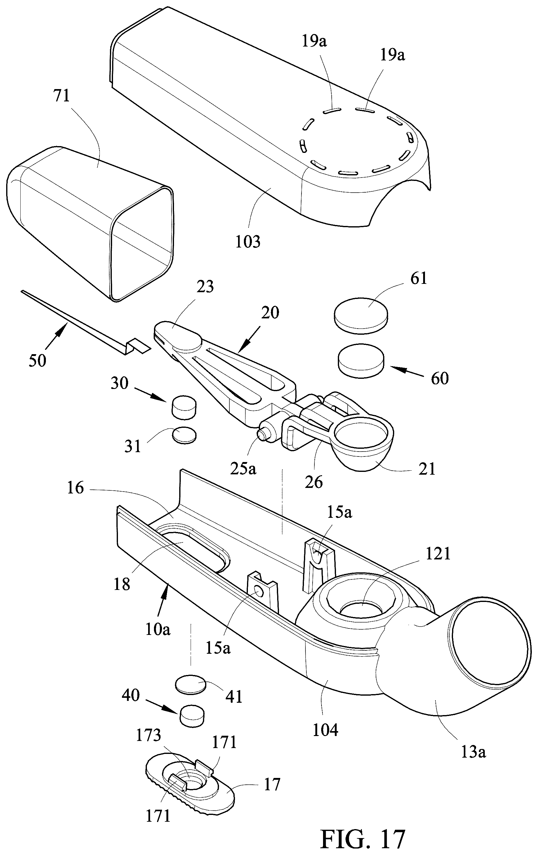 Patent US12311103 Figure 15 – Portable oscillator of positive expiratory pressure having capability for oscillating indication