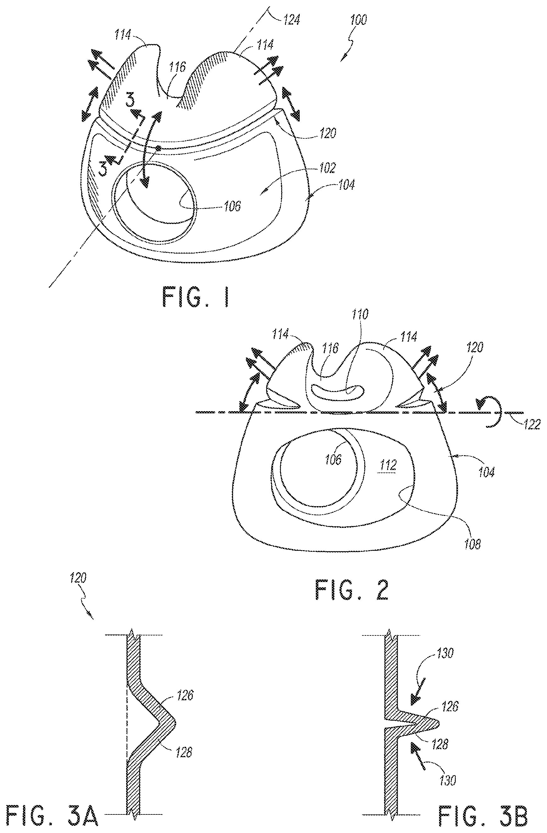 Patent US12311107 Figure 1 – Seal for a patient interface, interface assemblies and aspects thereof