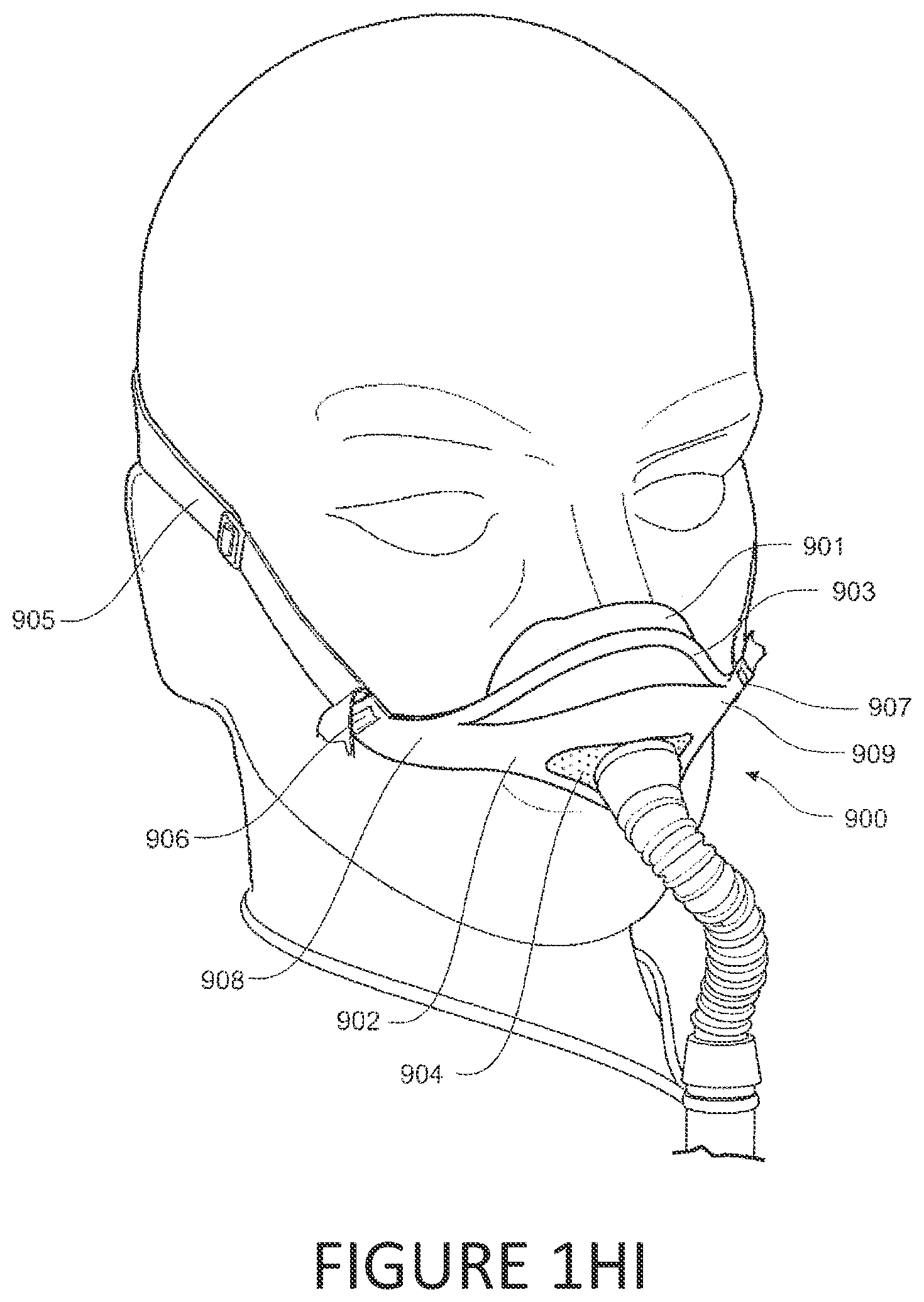 Patent US12311109 Figure 10 – Frame with supporting arms and length adjustable strap