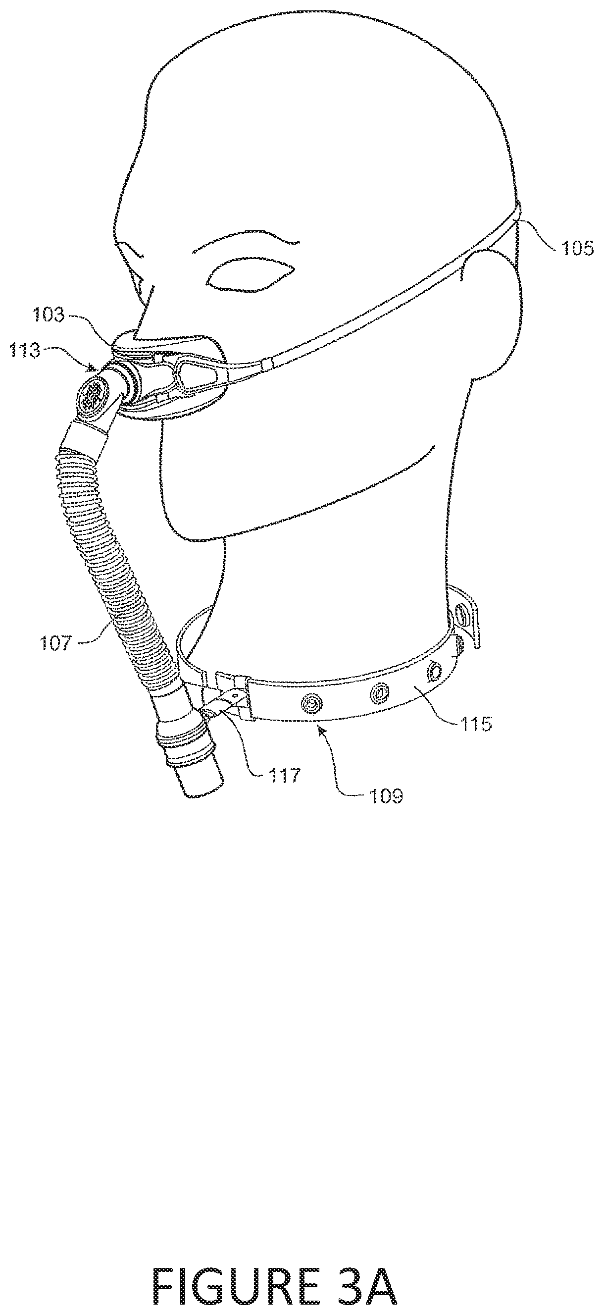 Patent US12311109 Figure 12 – Frame with supporting arms and length adjustable strap