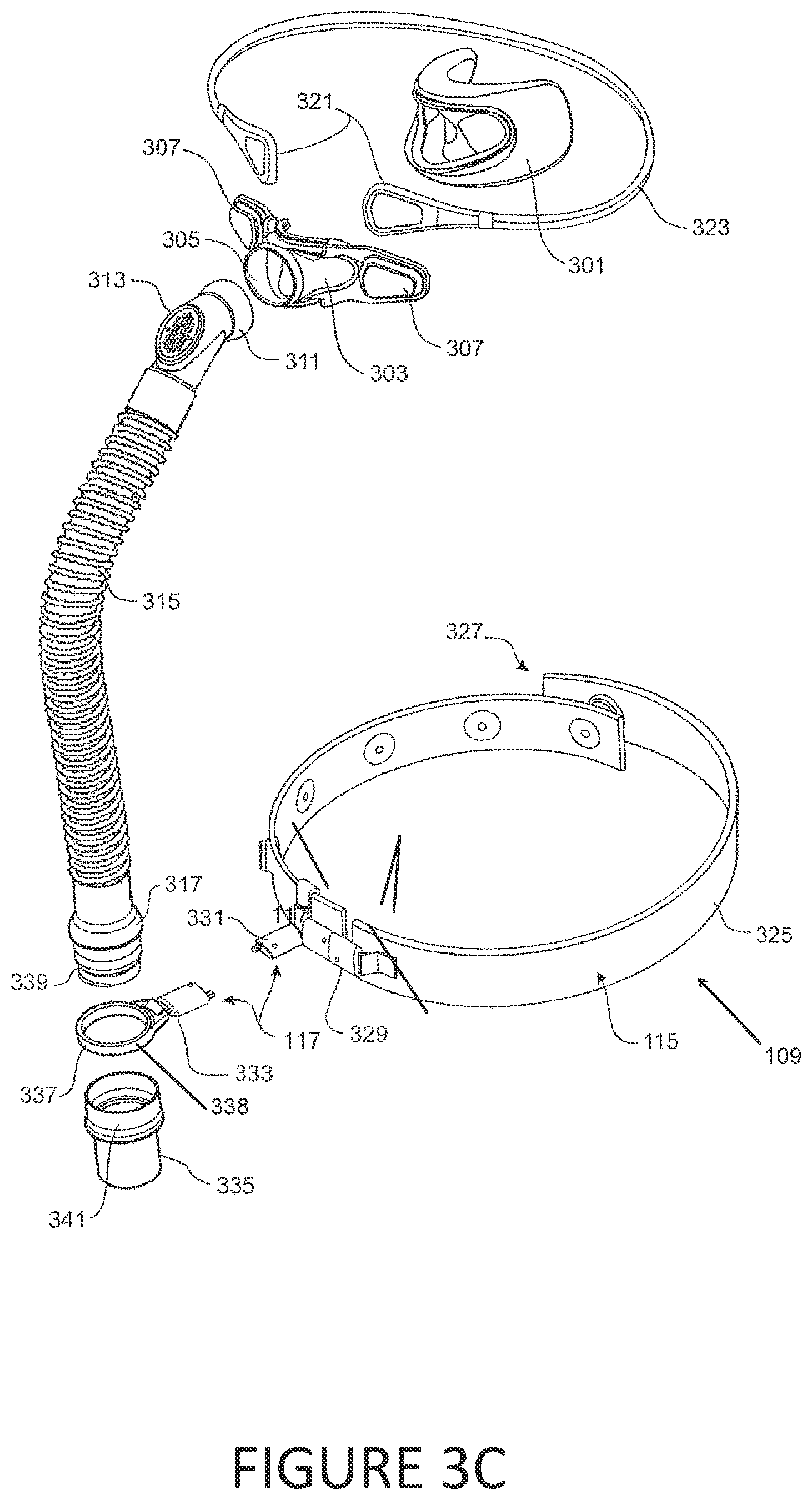 Patent US12311109 Figure 14 – Frame with supporting arms and length adjustable strap
