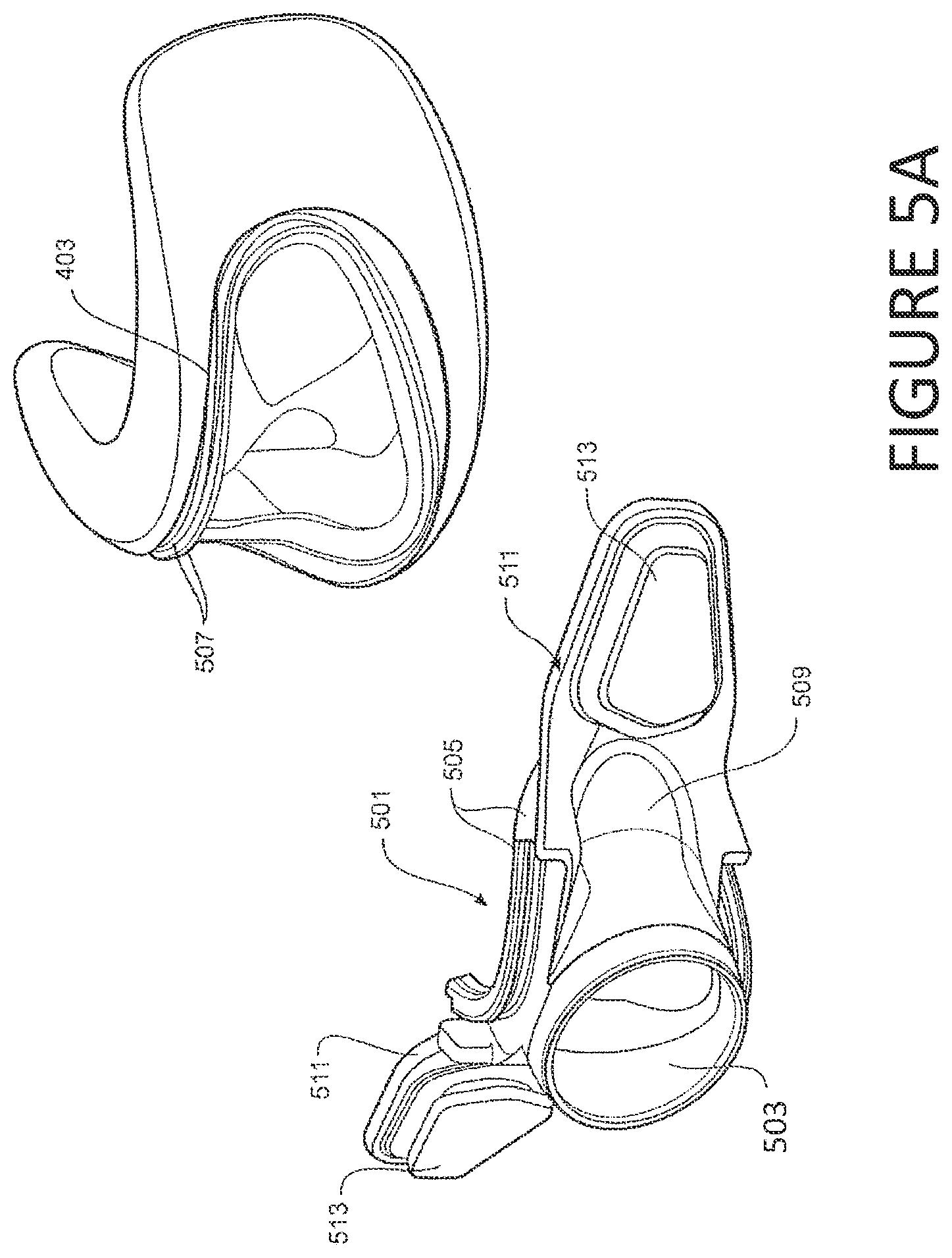 Patent US12311109 Figure 16 – Frame with supporting arms and length adjustable strap