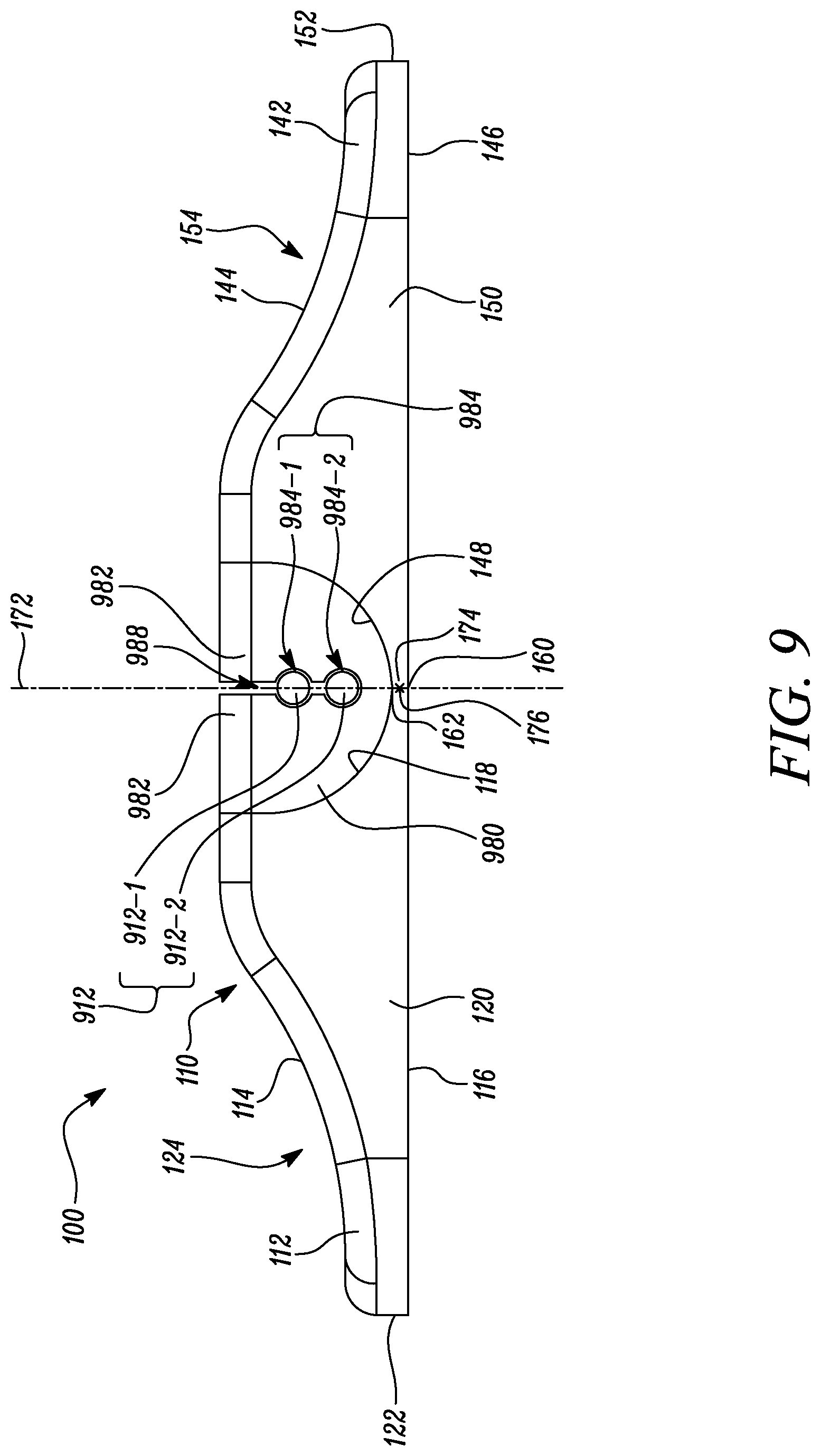 Patent US12311126 Figure 10 – Securement device, kit comprising securement device, and method of securing securement device on skin of user