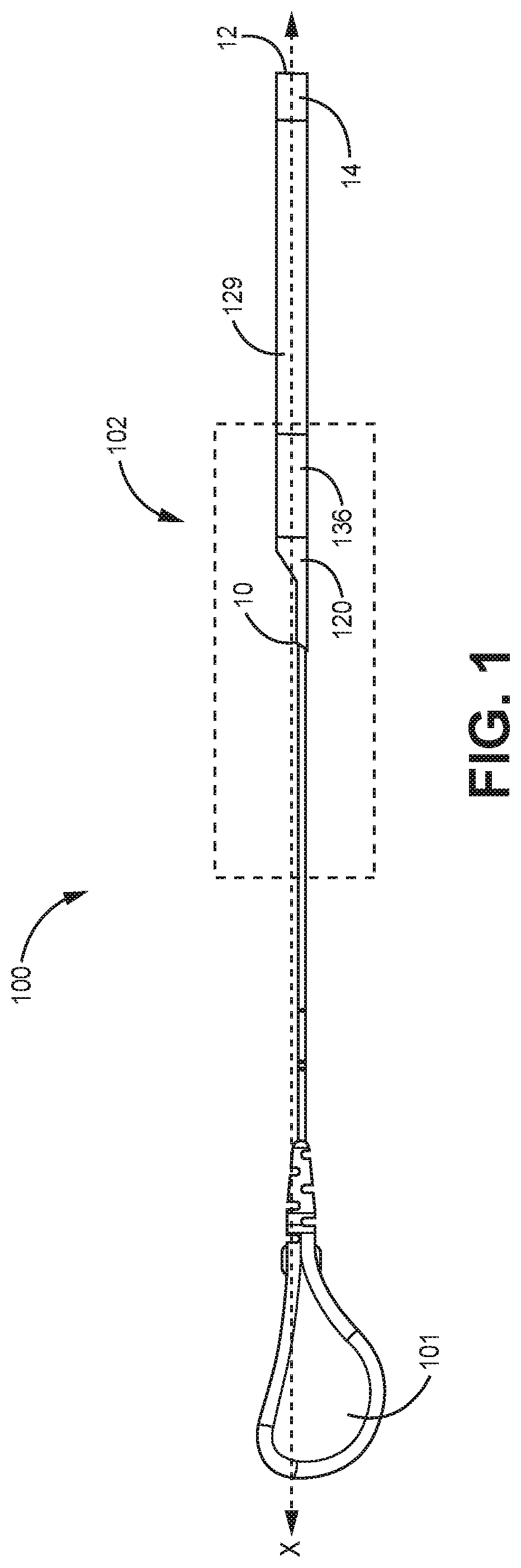 Patent US12311129 Figure 1 – Medical catheter