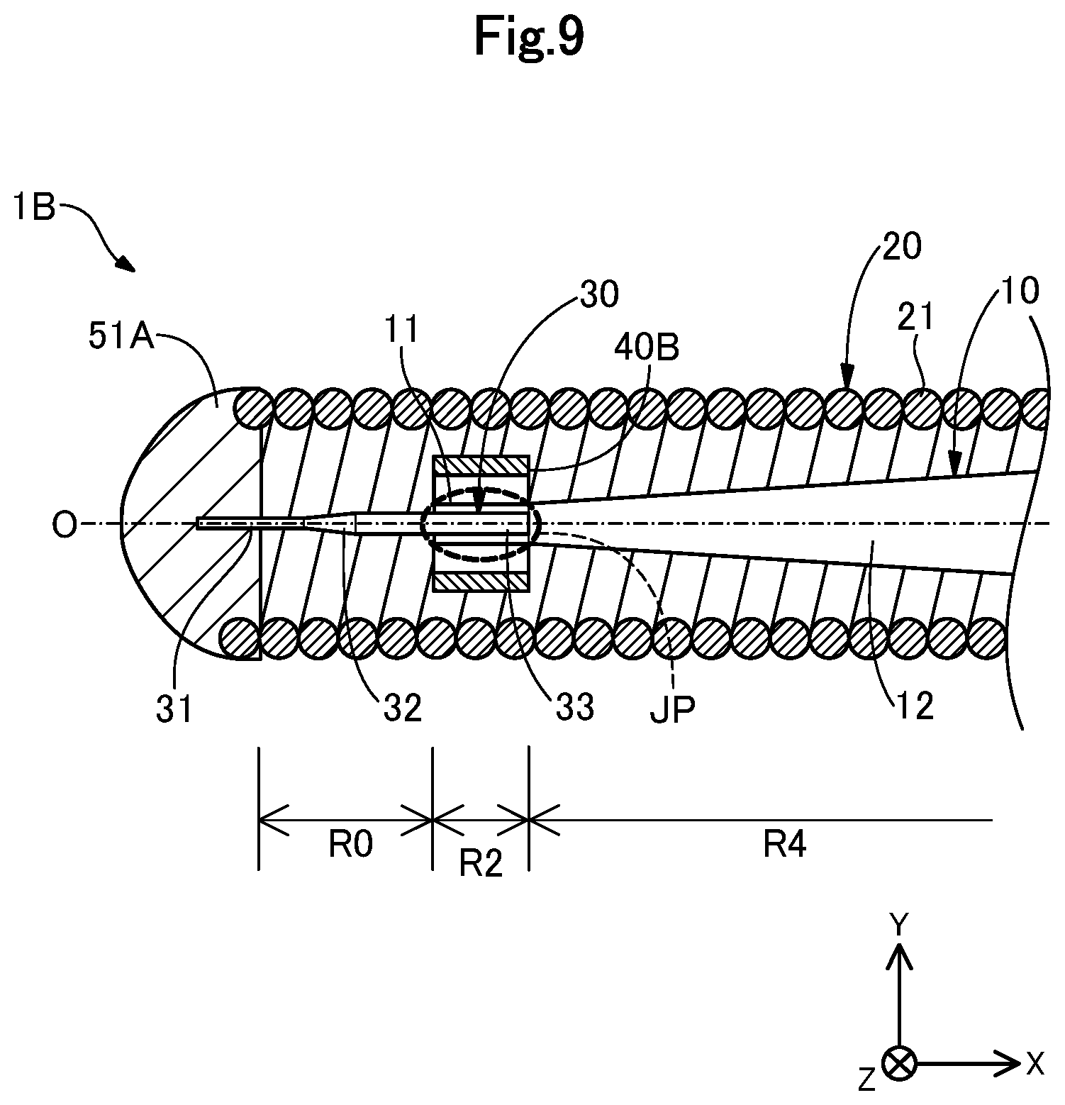 Patent US12311130 Figure 9 – Guide wire