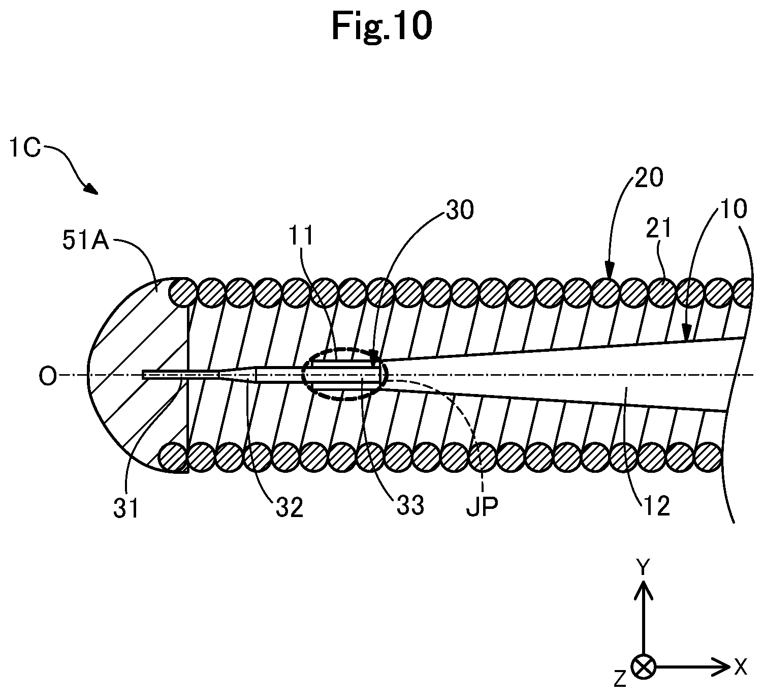 Patent US12311130 Figure 10 – Guide wire