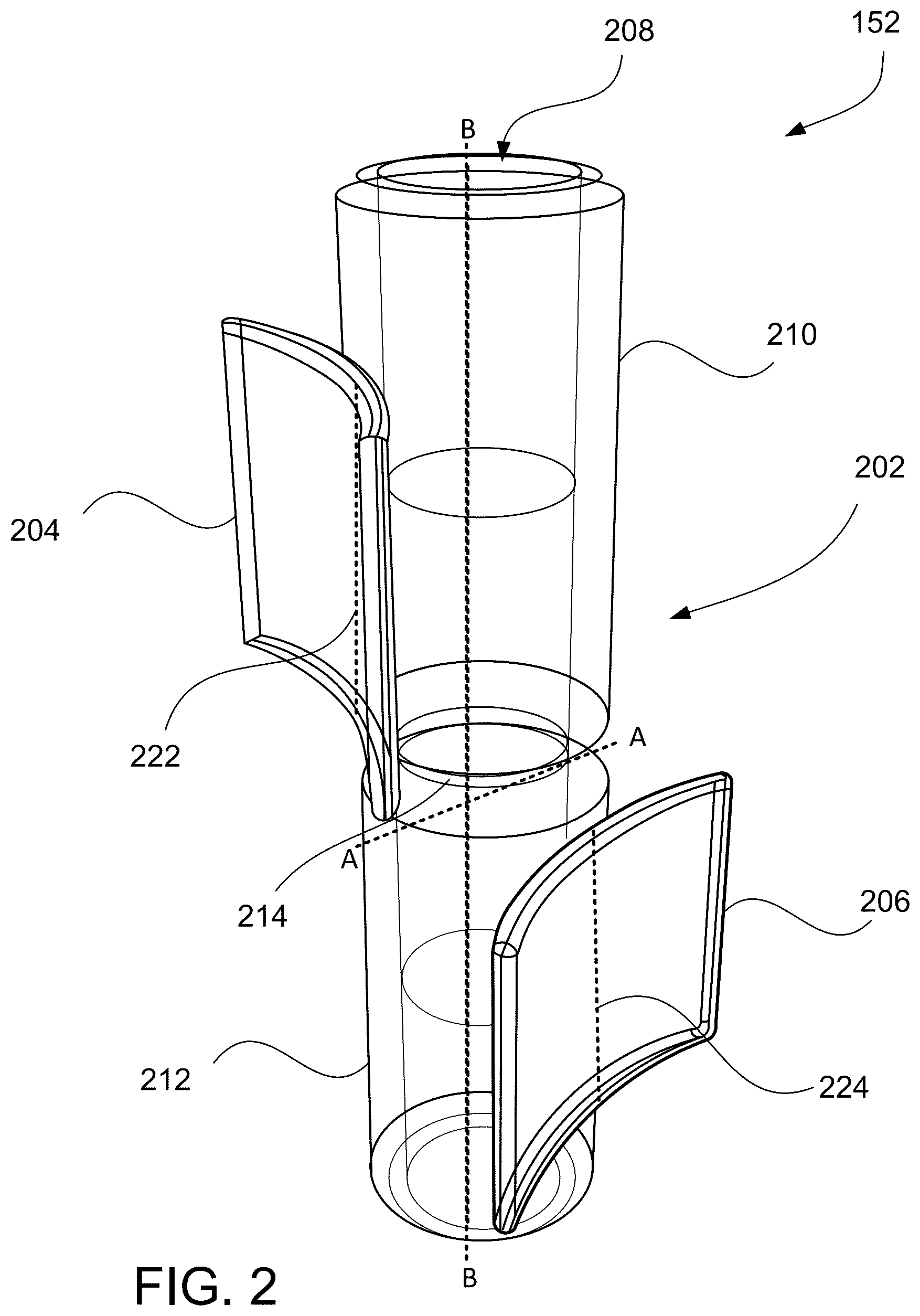 Patent US12311140 Figure 2 – Medical fluid line connection devices