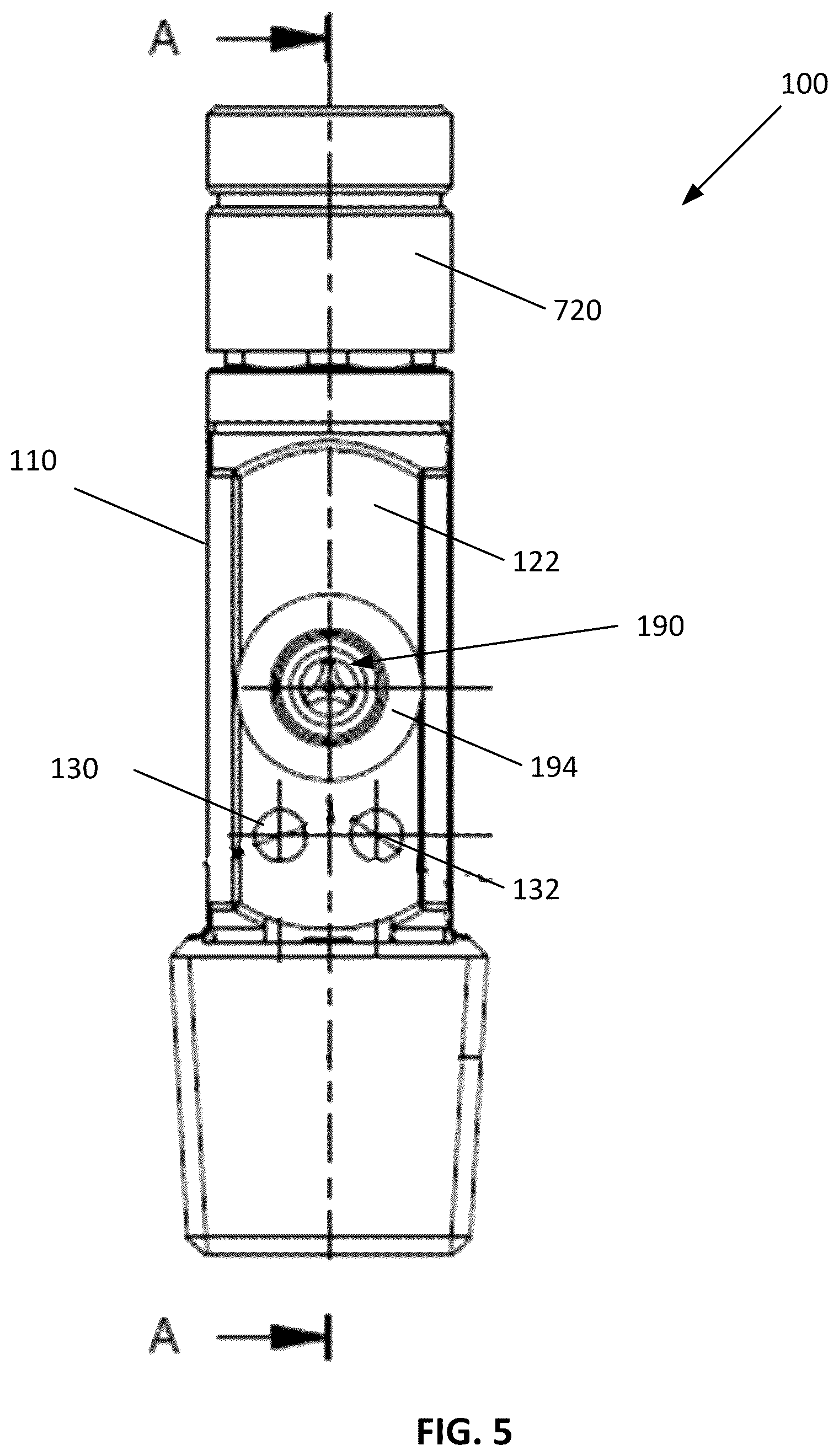 Patent US12311142 Figure 5 – Medical pin index residual pressure valve