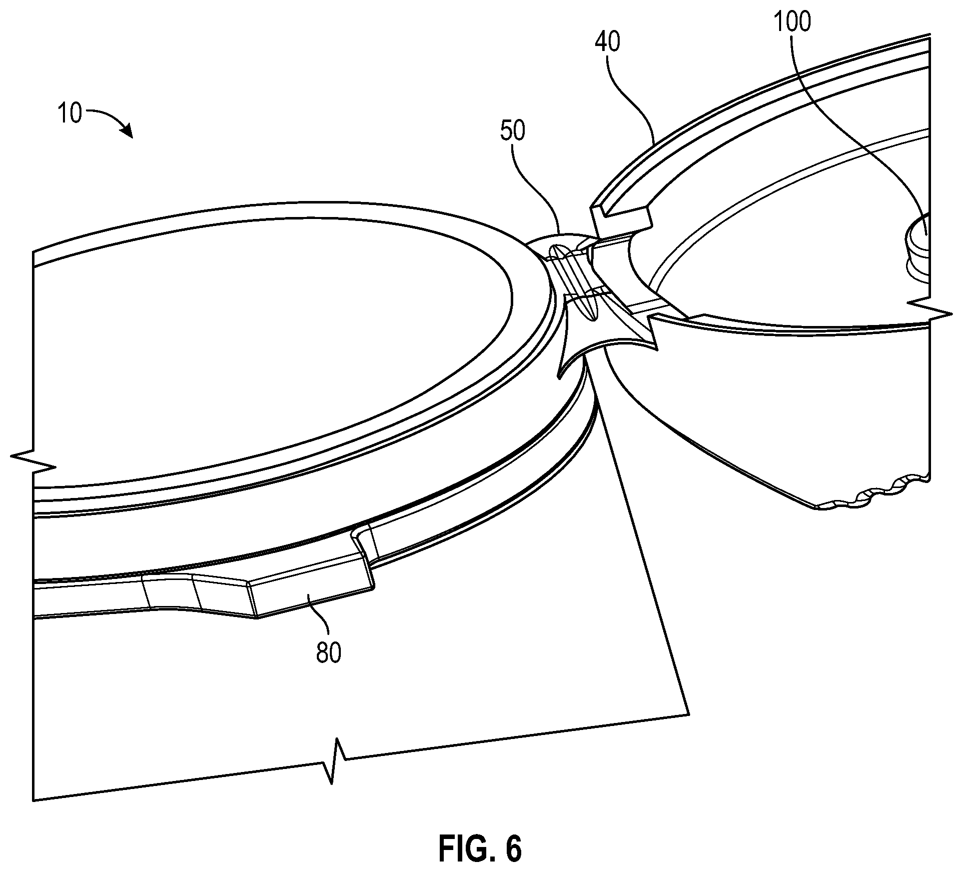 Patent US12311149 Figure 6 – Flush syringe with flip cap