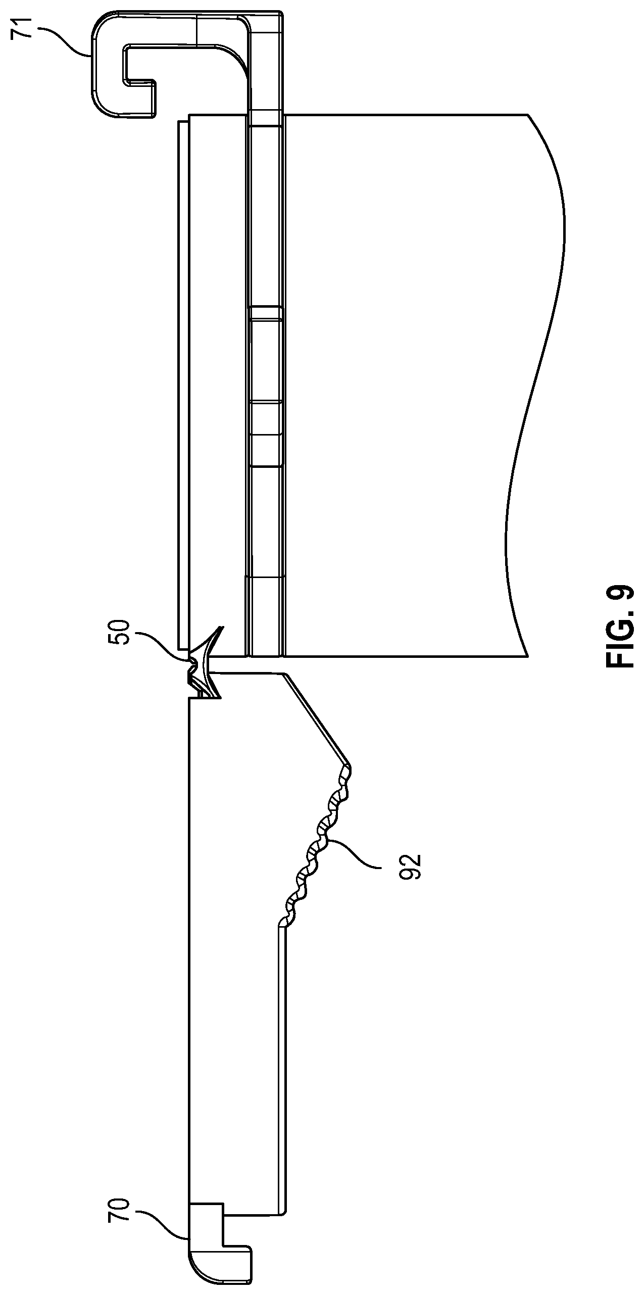 Patent US12311149 Figure 9 – Flush syringe with flip cap