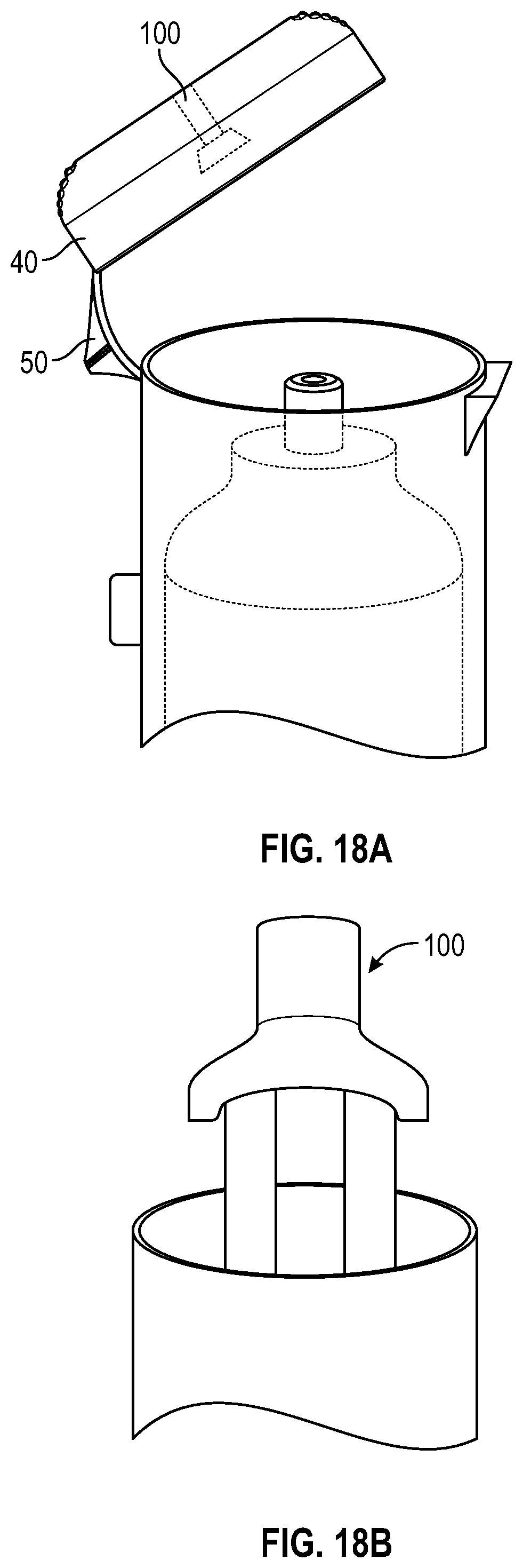 Patent US12311149 Figure 18 – Flush syringe with flip cap