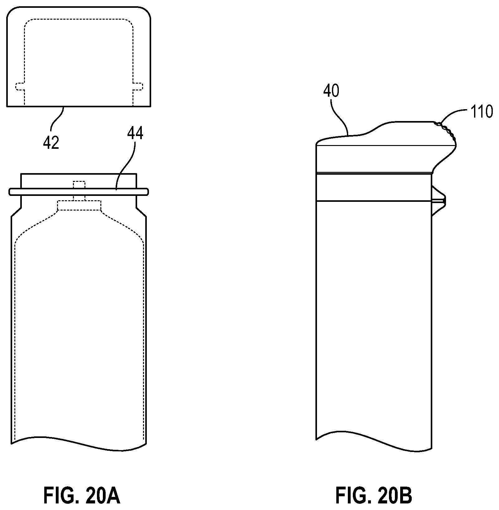 Patent US12311149 Figure 20 – Flush syringe with flip cap