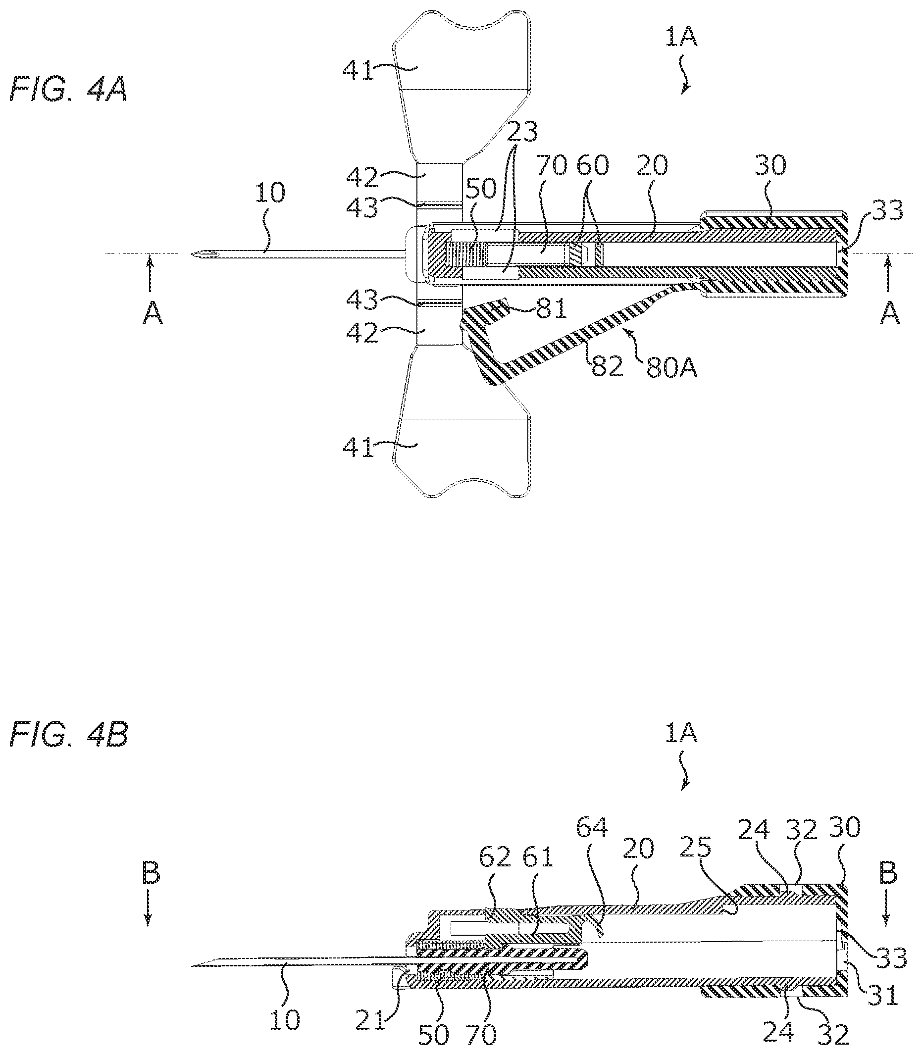 Patent US12311154 Figure 4 – Medical needle