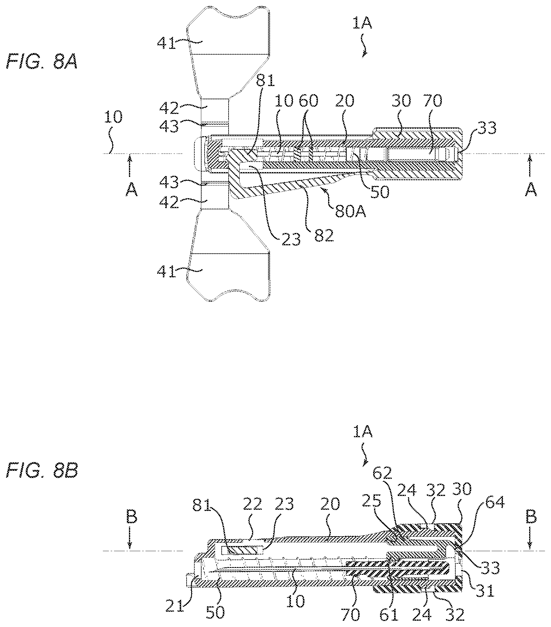 Patent US12311154 Figure 8 – Medical needle