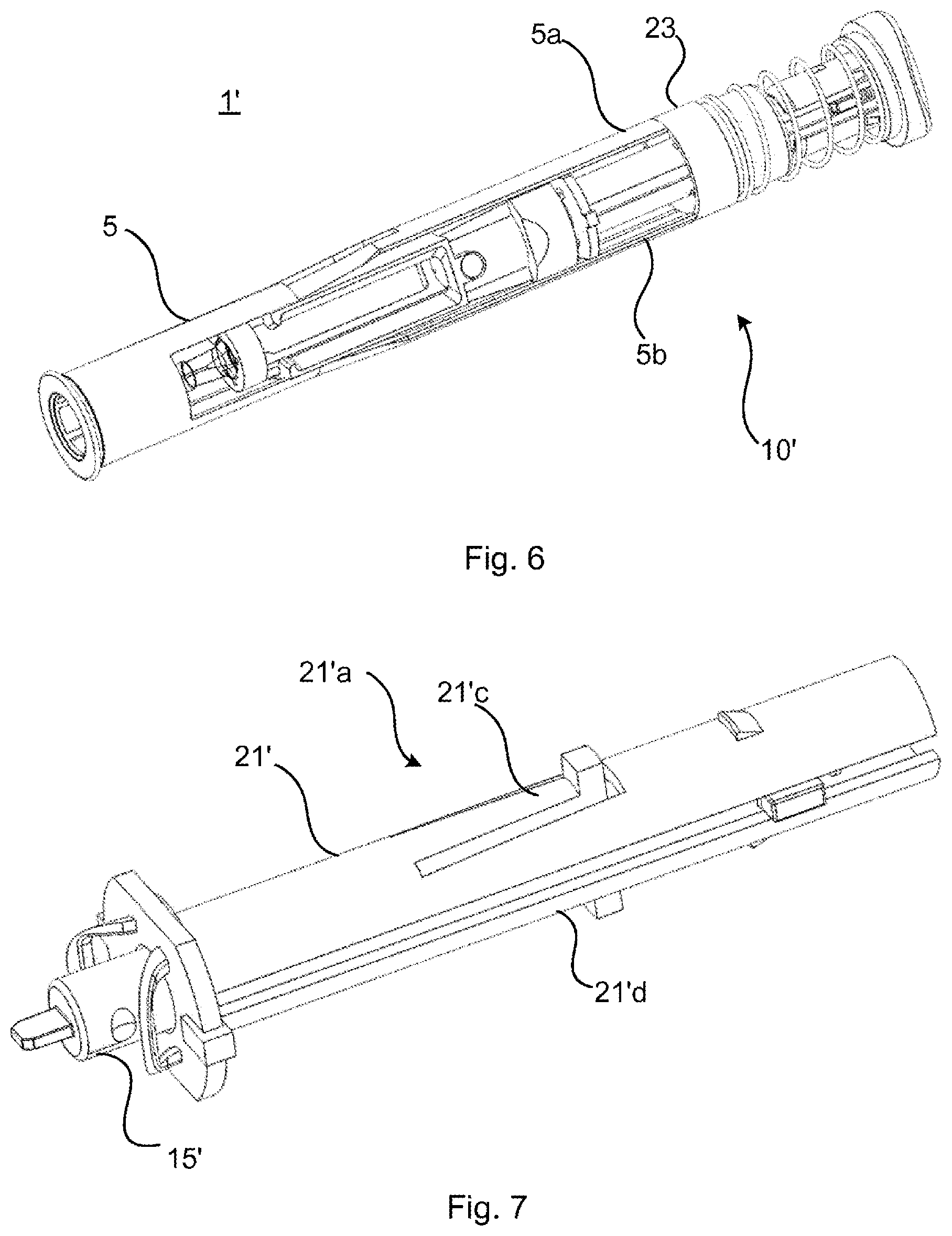 Patent US12311155 Figure 5 – Administration assembly for a medicament delivery device and a medicament delivery device comprising the same