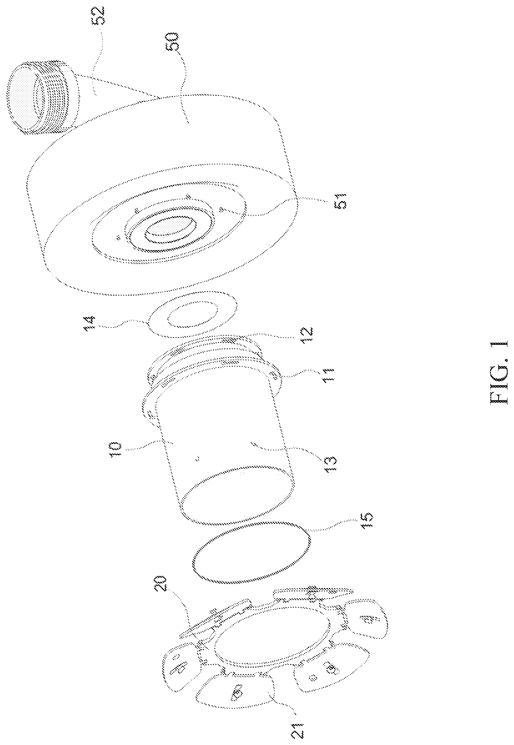 Patent US12311159 — Vacuum assisted sutureless inflow cannula and ring implantation of ventricular assist devices — Figure 1