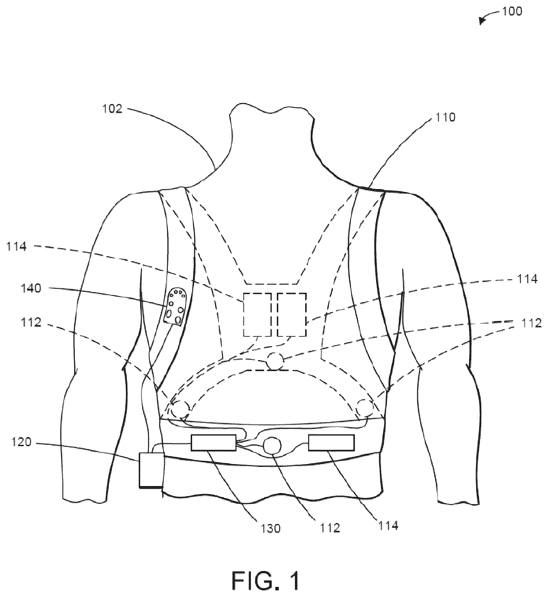 Patent US12311163 — Modular electrical therapy device — Figure 1