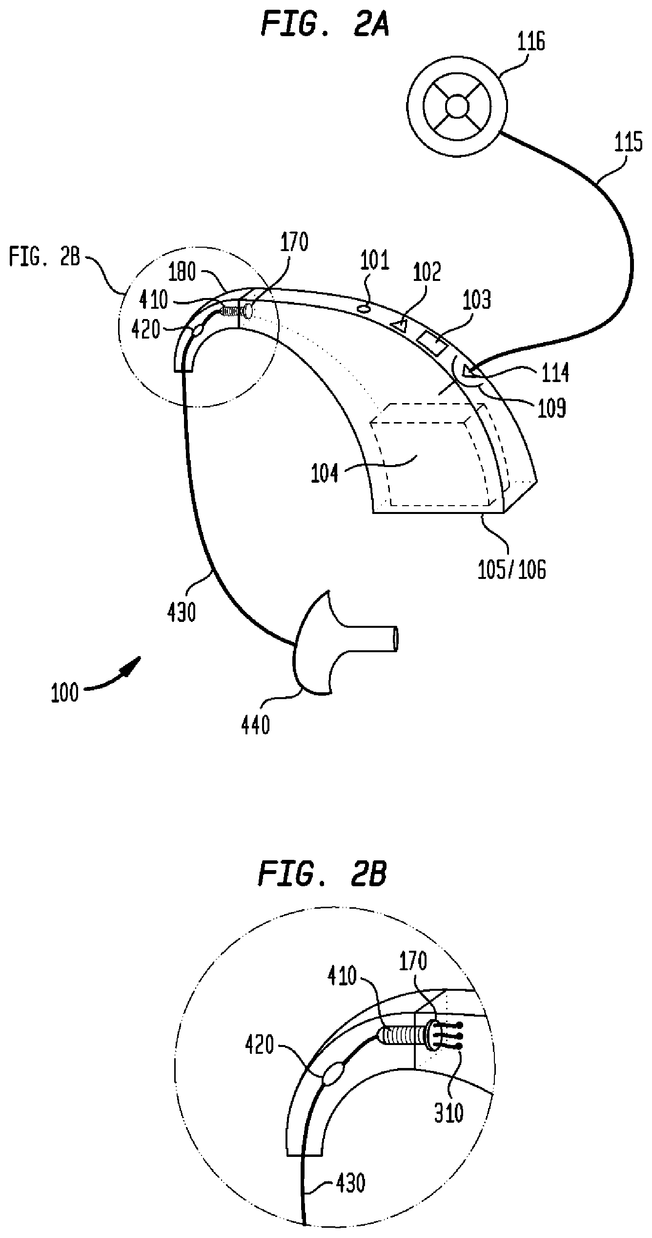 Patent US12311171 Figure 2 – Acoustic output device with antenna