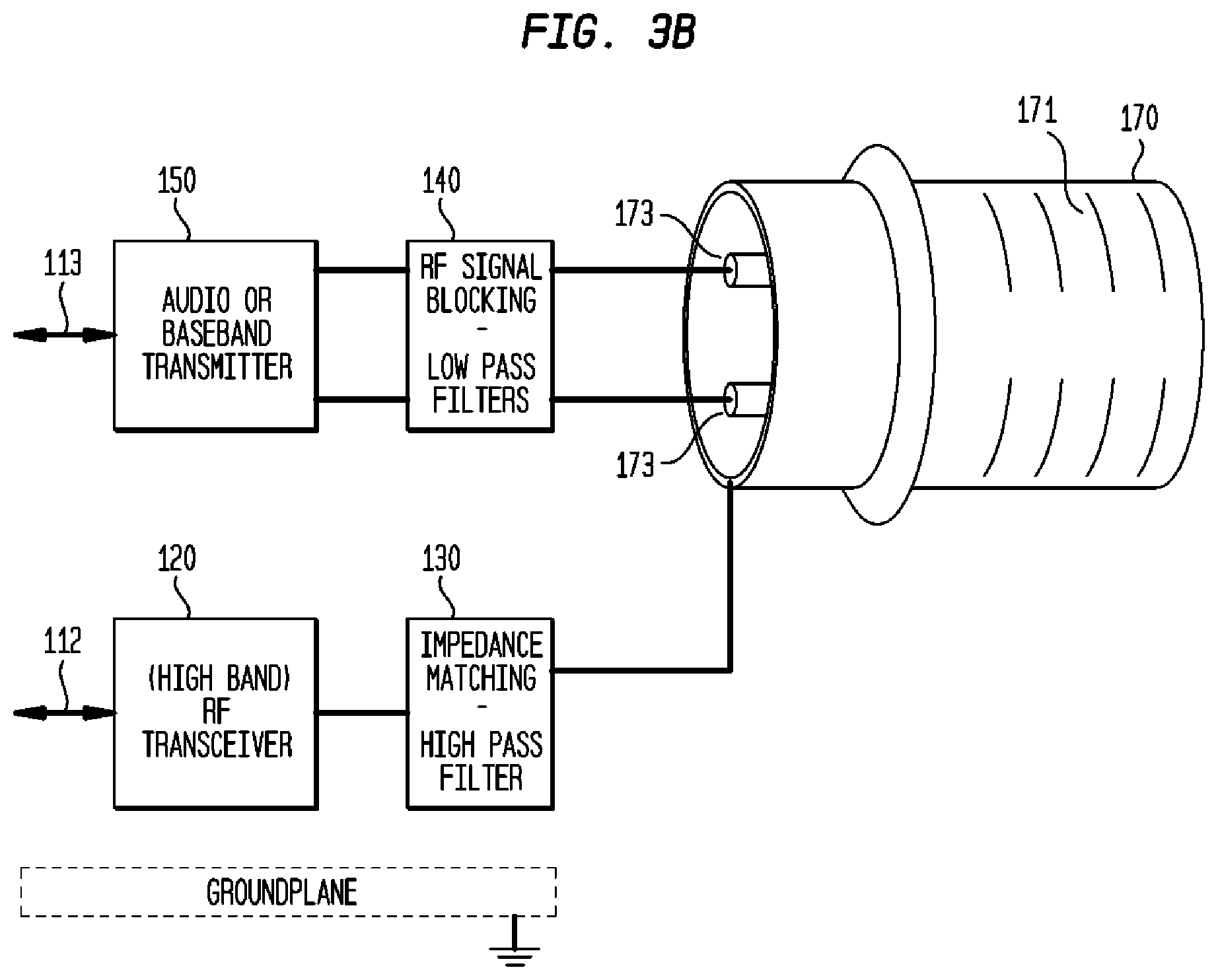 Patent US12311171 Figure 4 – Acoustic output device with antenna