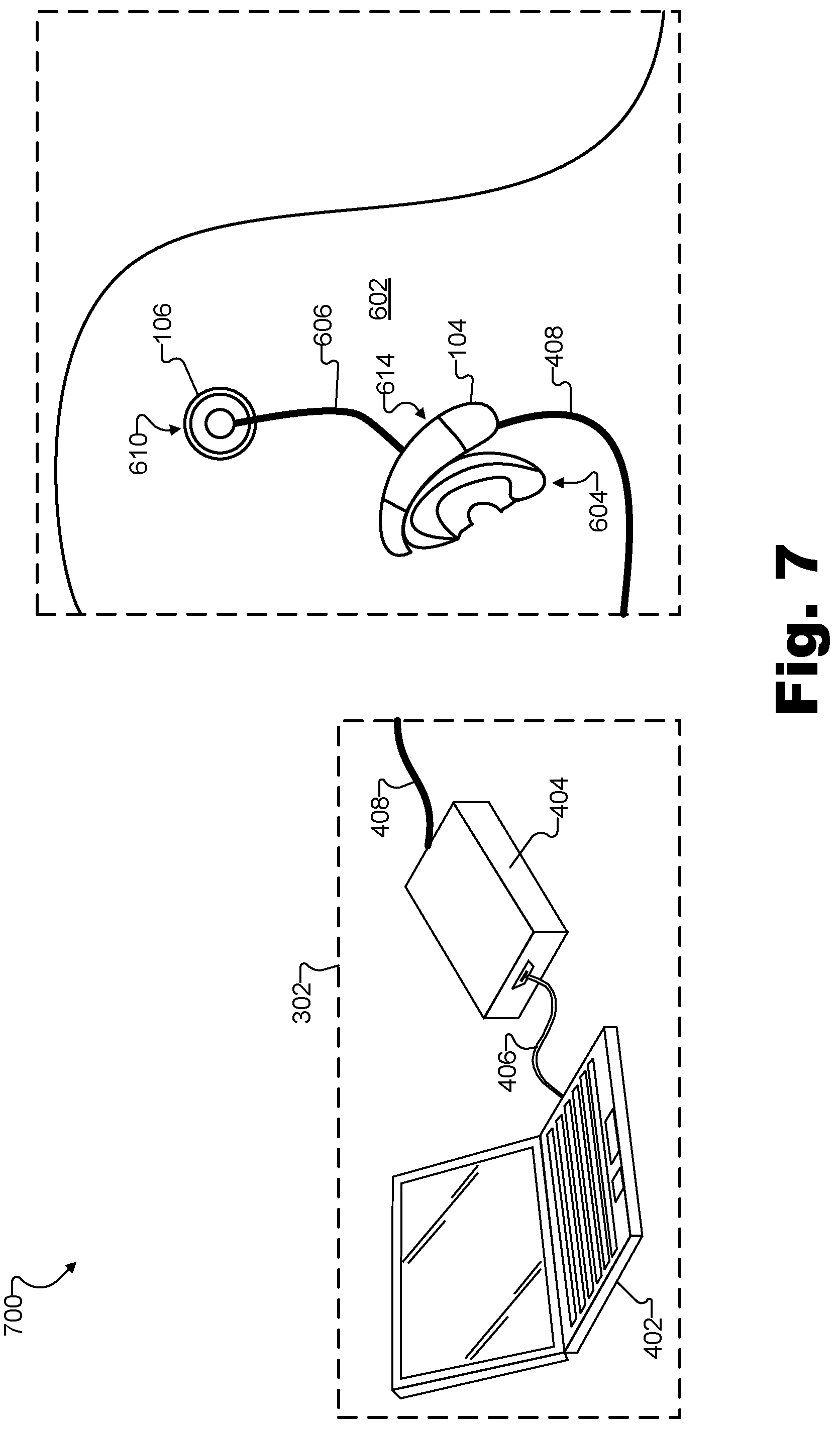 Patent US12311172 Figure 7 – Systems and methods for measuring evoked responses from a brain of a patient