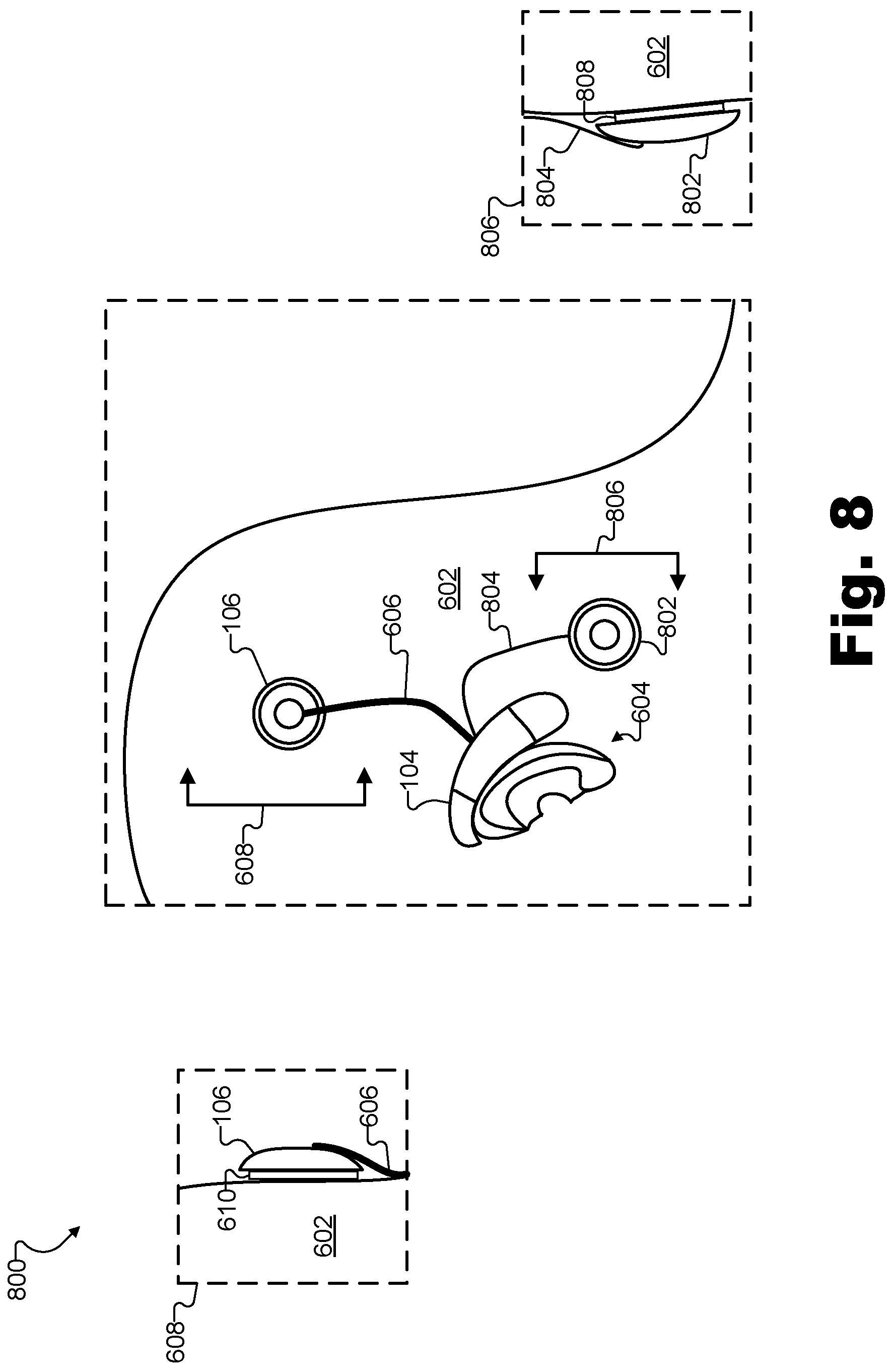 Patent US12311172 Figure 8 – Systems and methods for measuring evoked responses from a brain of a patient