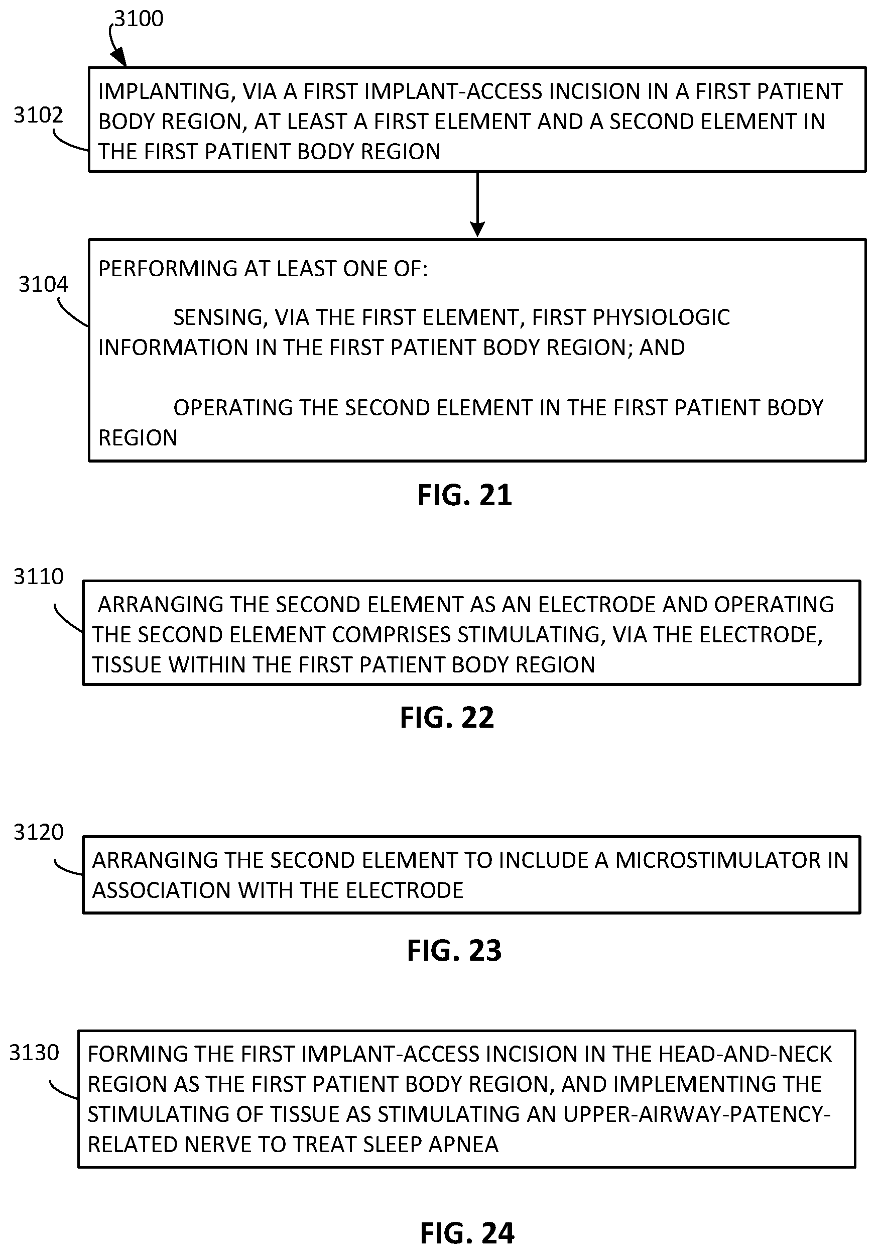 Patent US12311179 Figure 16 – Implant-access incision and sensing for sleep disordered breathing (SDB) care