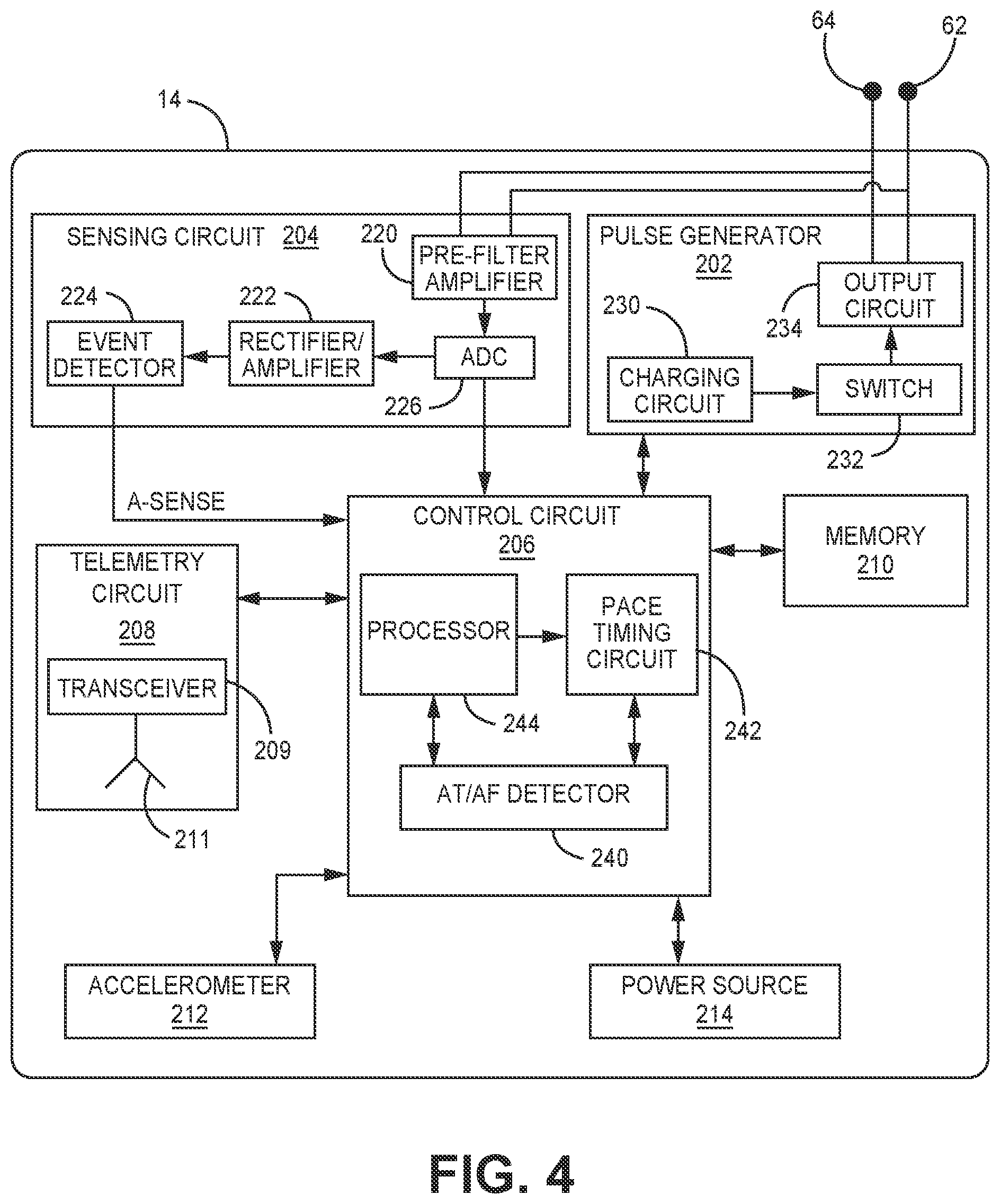 Patent US12311182 Figure 7 – Device and method for atrial tachyarrhythmia detection