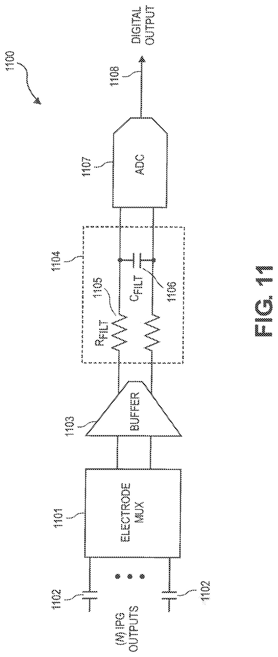 Patent US12311185 Figure 10 – Implantable pulse generator for providing a neurostimulation therapy using complex impedance measurements and methods of operation