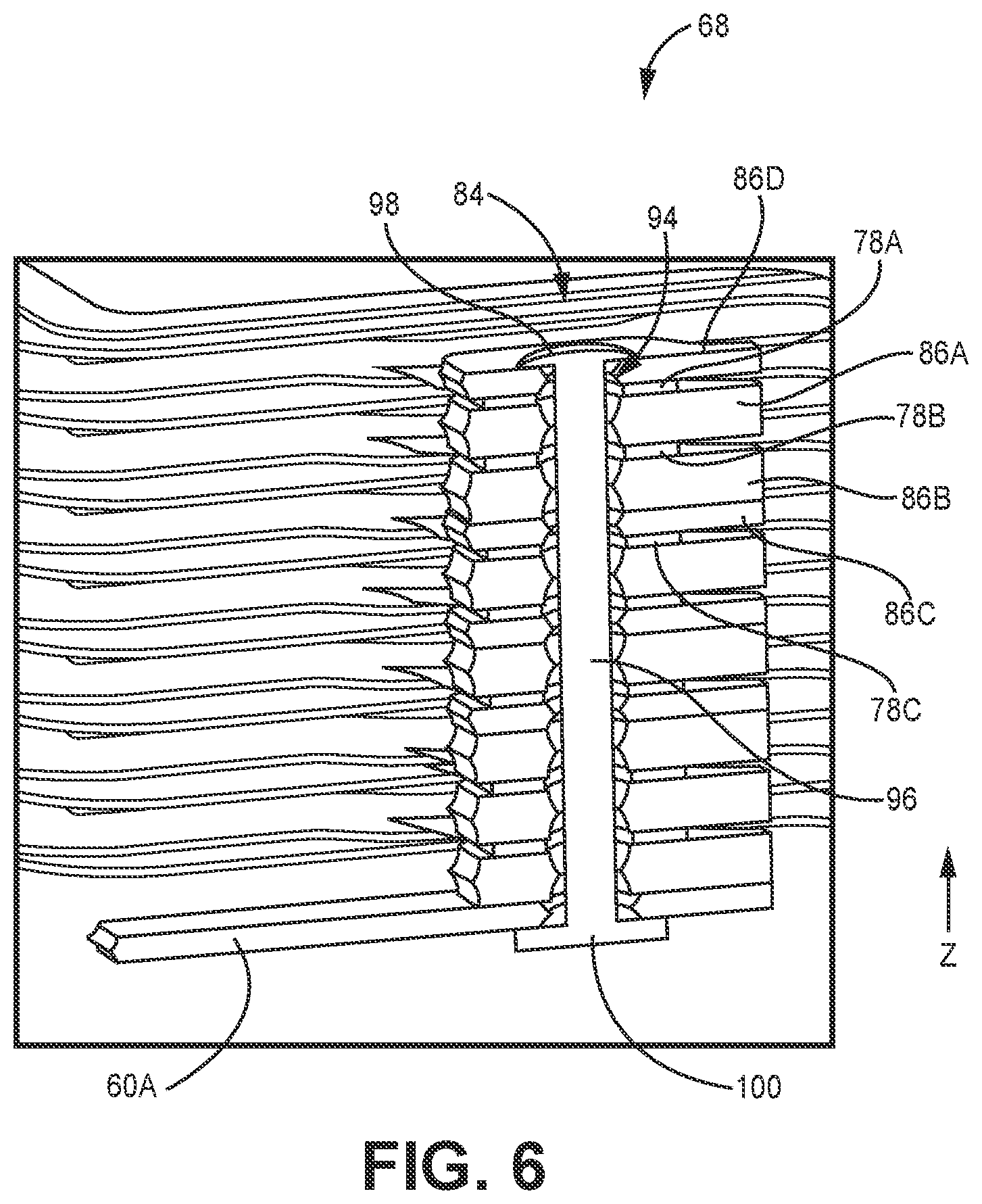 Patent US12311187 Figure 6 – Battery assembly for medical device