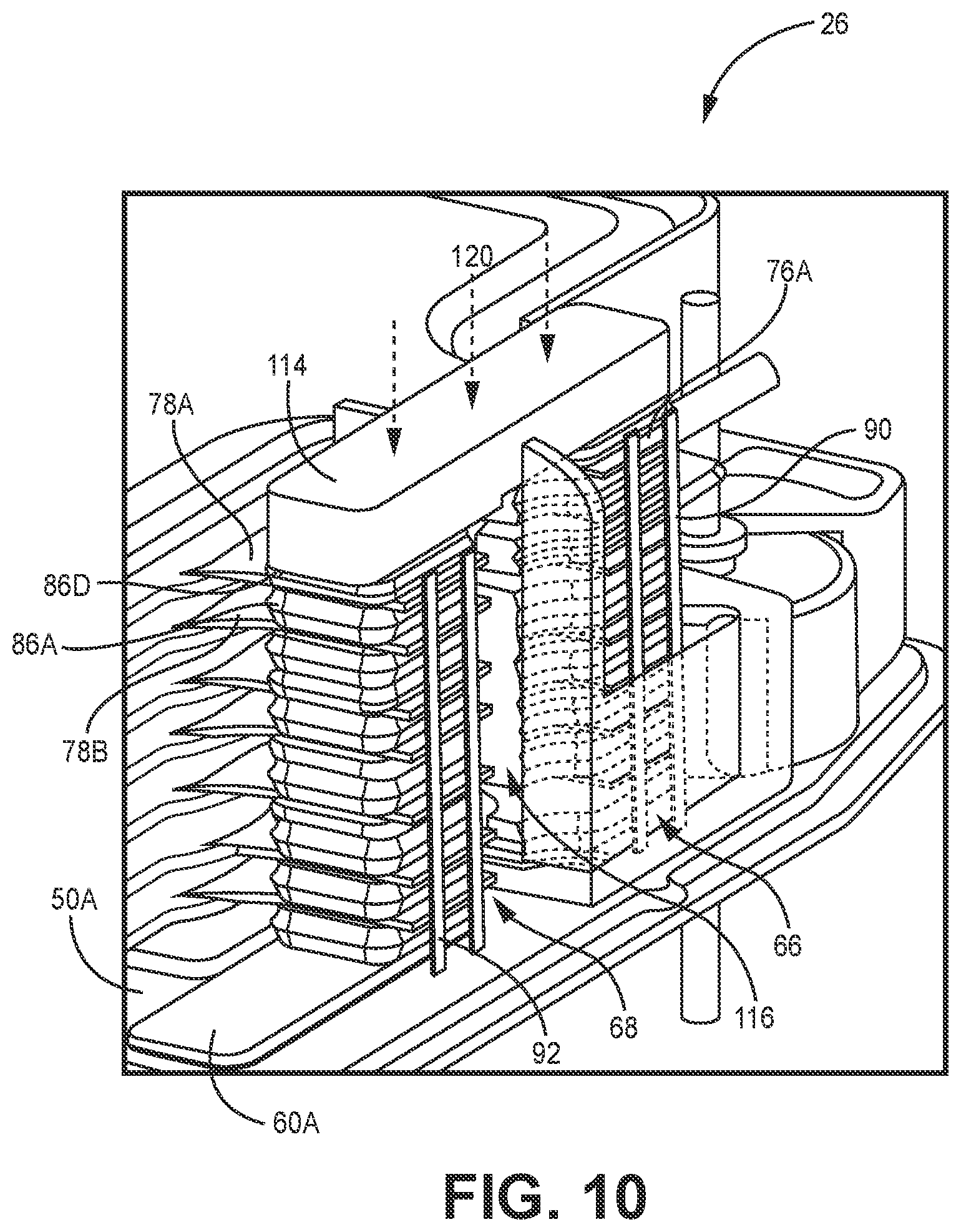 Patent US12311187 Figure 9 – Battery assembly for medical device
