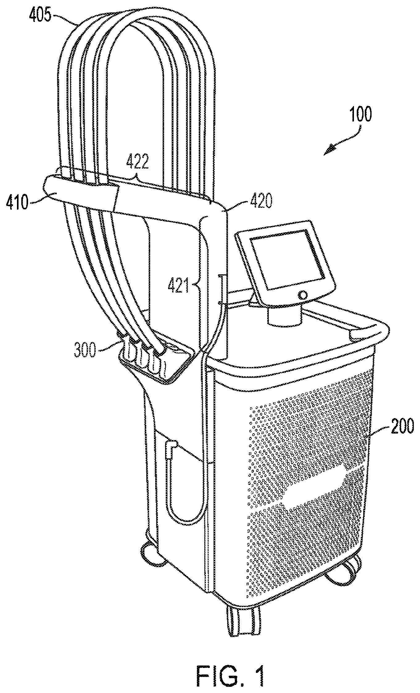 Patent US12311191 Figure 1 – System and methods of unattended treatment
